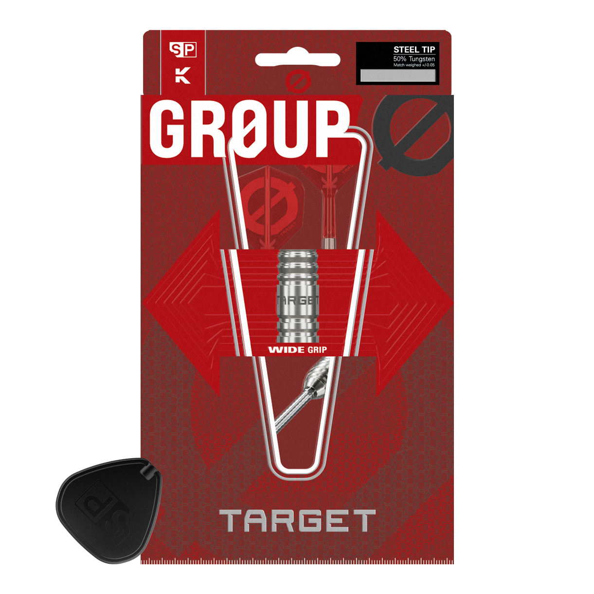 Groupe cible O 02 Fléchettes en acier Swiss Points