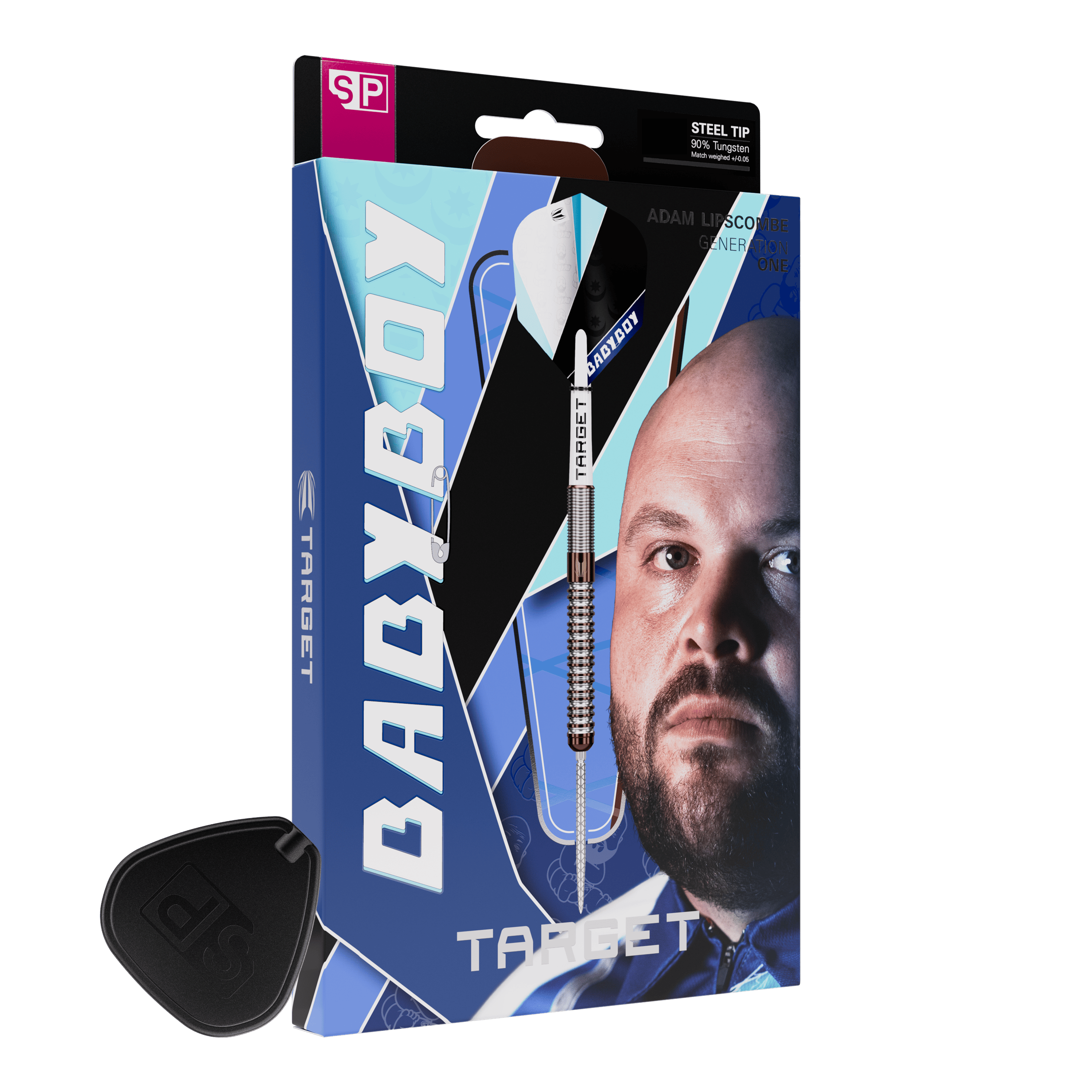 Fléchettes en acier Target Adam Lipscombe Swiss Points - 25 g Zu sehen sind die Target Adam Lipscombe Swiss Points Steeldarts. Diese Darts zeichnen sich durch ein modernes Design aus.
