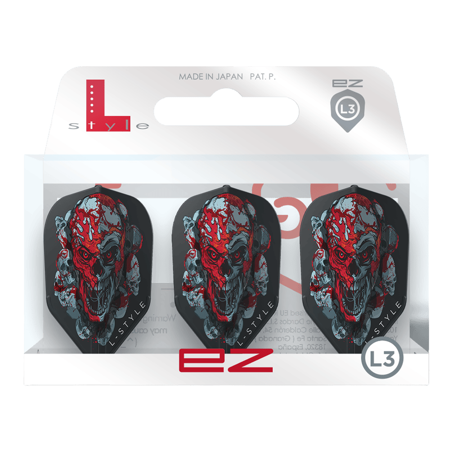 Vols L-Style Ryan Searle Signature V4 Noir L3EZ Diese Abbildung zeigt L-Style Ryan Searle Signature V4 Black L3EZ Flights. Die Dartflights zeichnen sich durch ein elegantes, schwarzes Design aus.