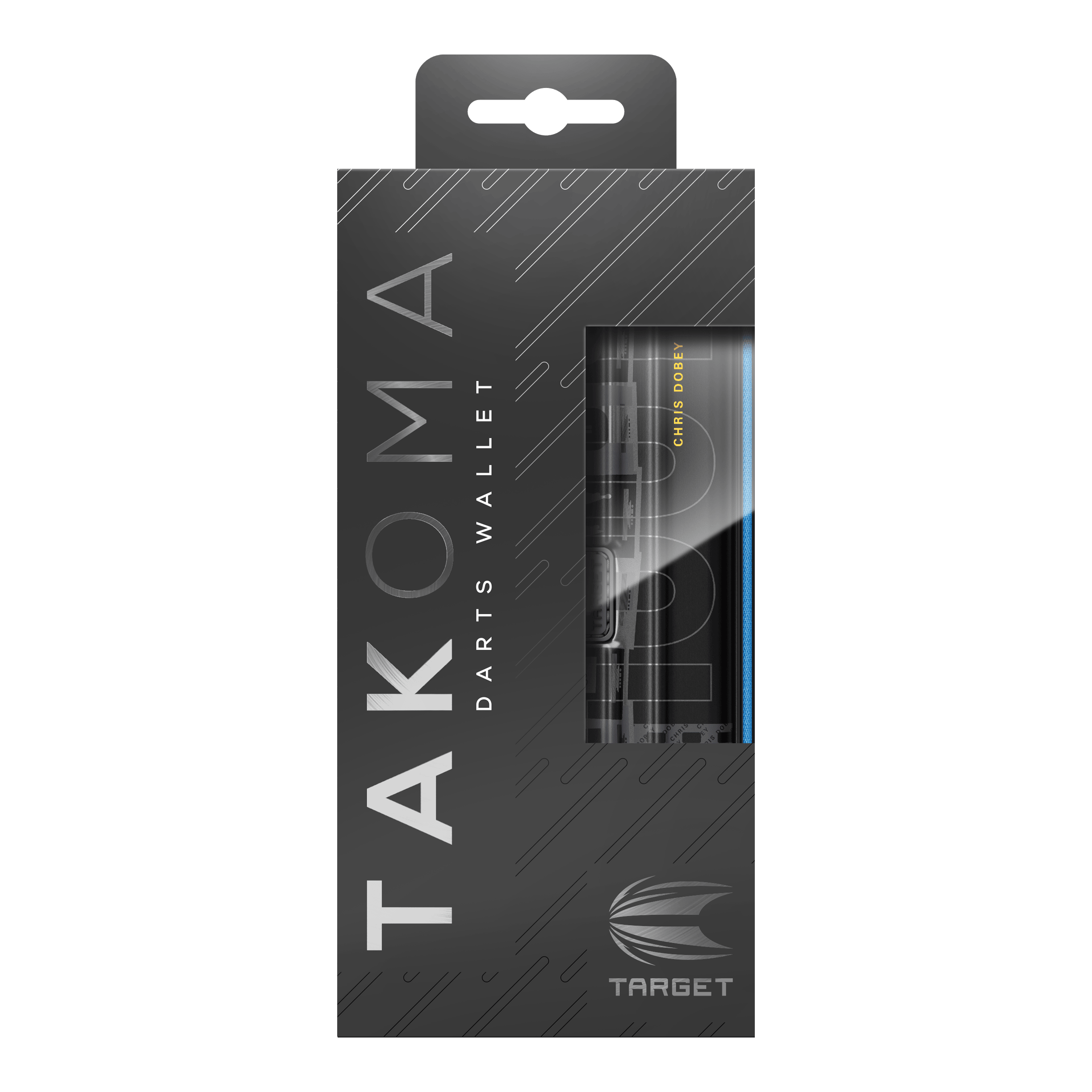 Étui à fléchettes Takoma Ghost Series Chris Dobey Auf dem Foto ist das Takoma Ghost Series Chris Dobey Dartcase zu sehen. Diese Darttasche wurde für Chris Dobey entworfen.