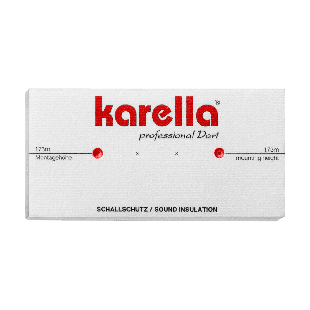 Insonorisation Karella pour cible de fléchettes en acier avec anneau de collecte surround intégré