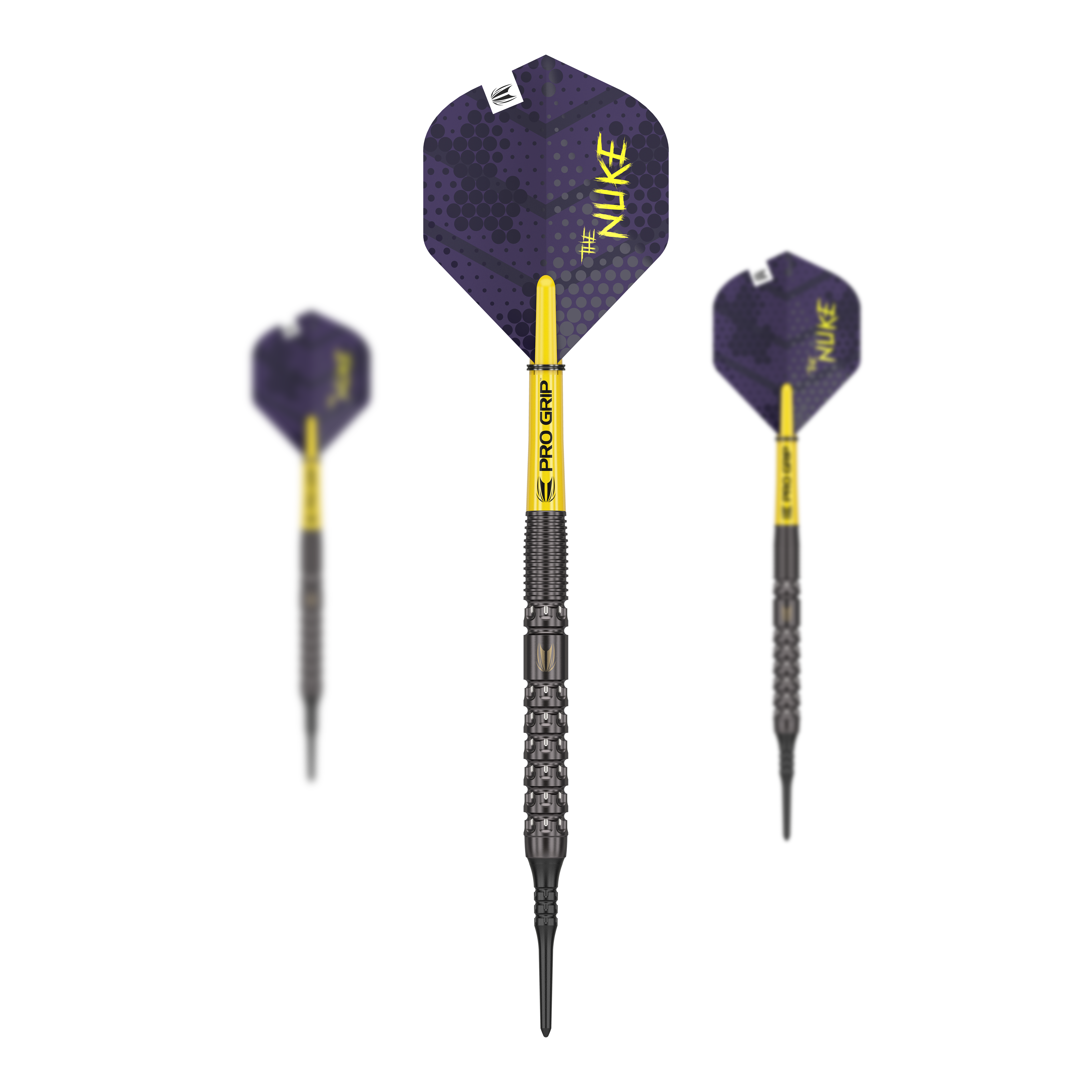 Fléchettes souples Target Luke Littler GEN1 - 19 g Das Bild zeigt ein Set von Softdarts. Der Dateiname ist '210324_Target_Luke_Littler_GEN1_Softdarts_1Set_(1)'.