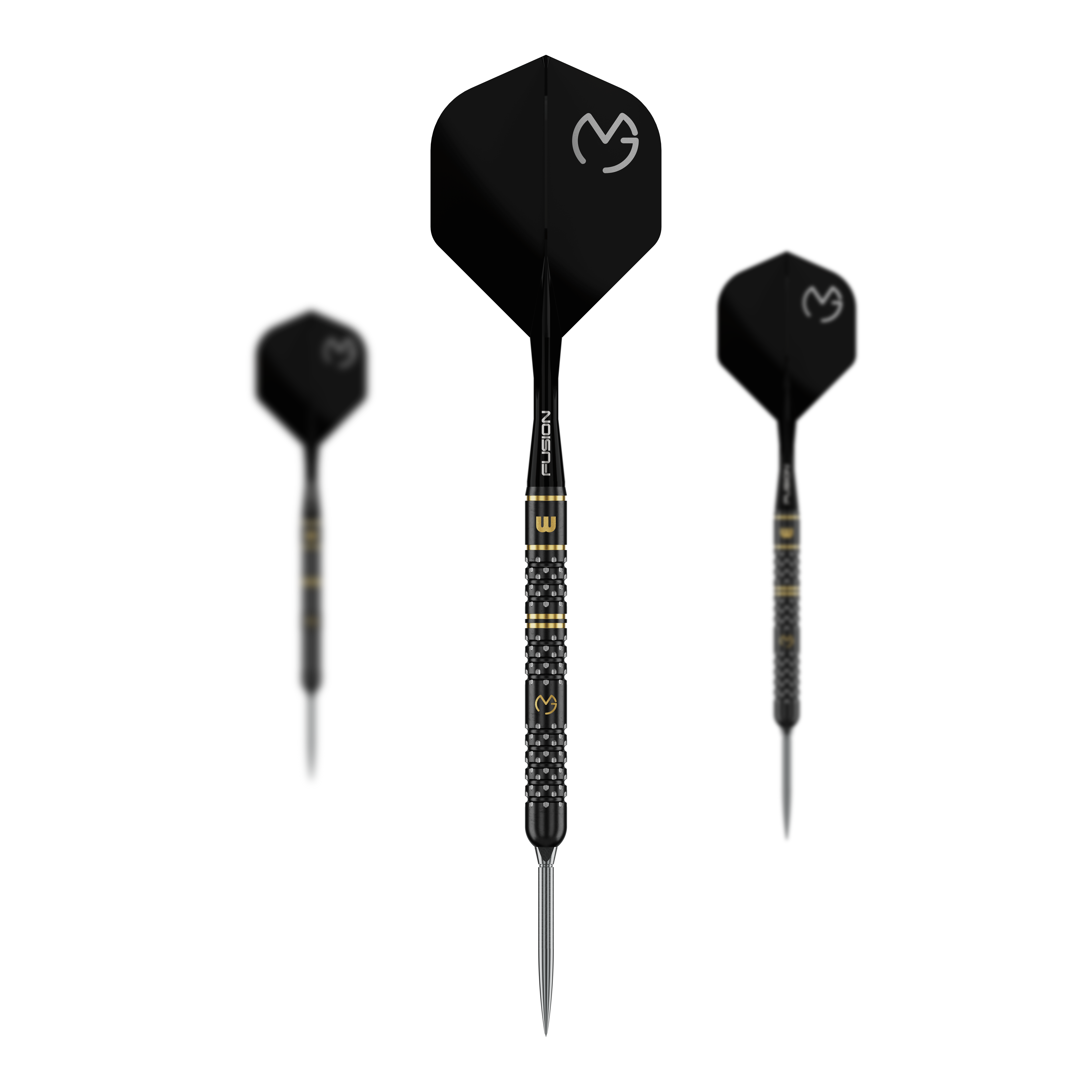 Fléchettes en acier Winmau Michael Van Gerwen W-MAX Switch Point