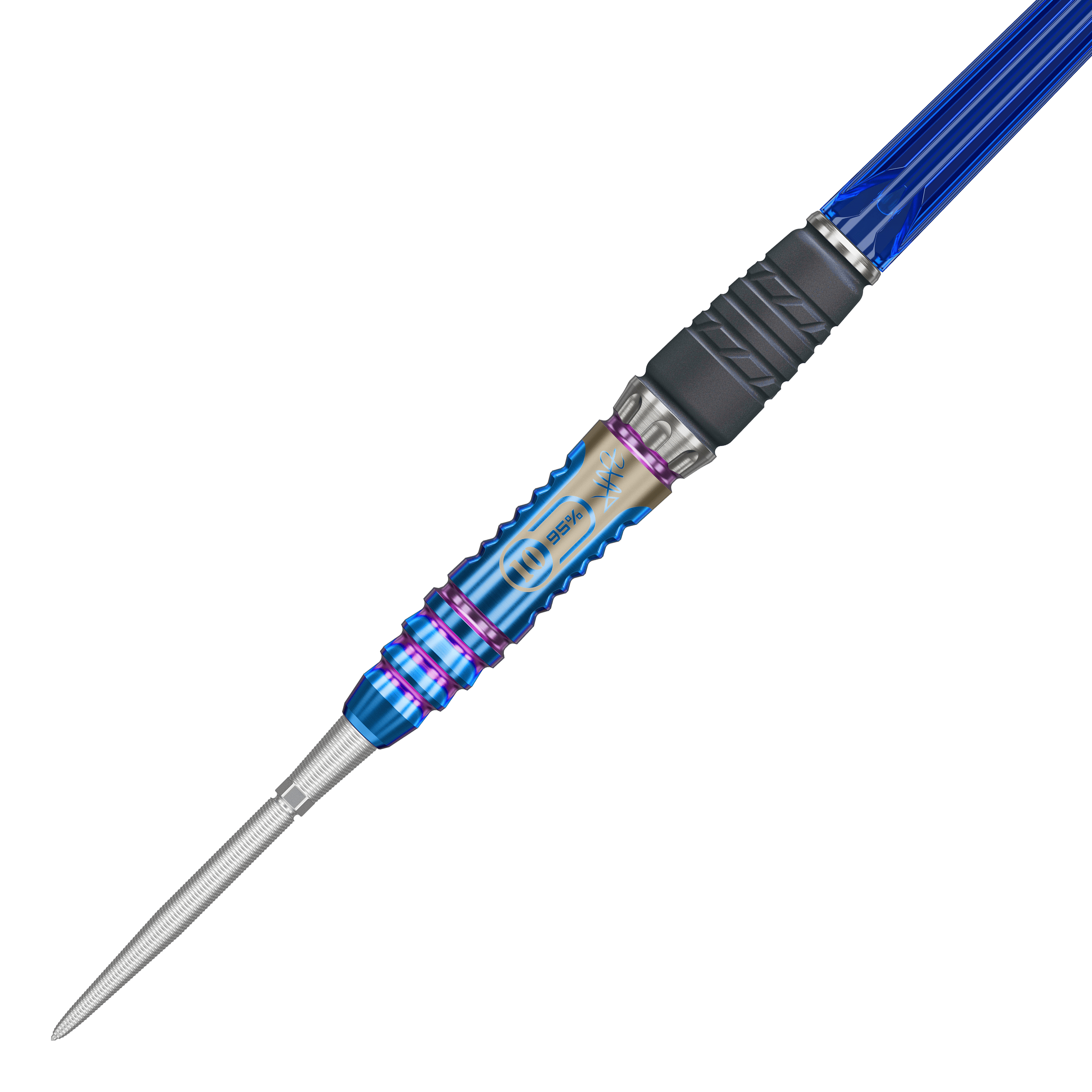 Fléchettes en acier Target Japan Rising Sun GEN10 Swiss Point Zu sehen sind die Target Japan Rising Sun GEN10 Swiss Point Steeldarts. Die Darts sind aus verschiedenen Winkeln fotografiert.