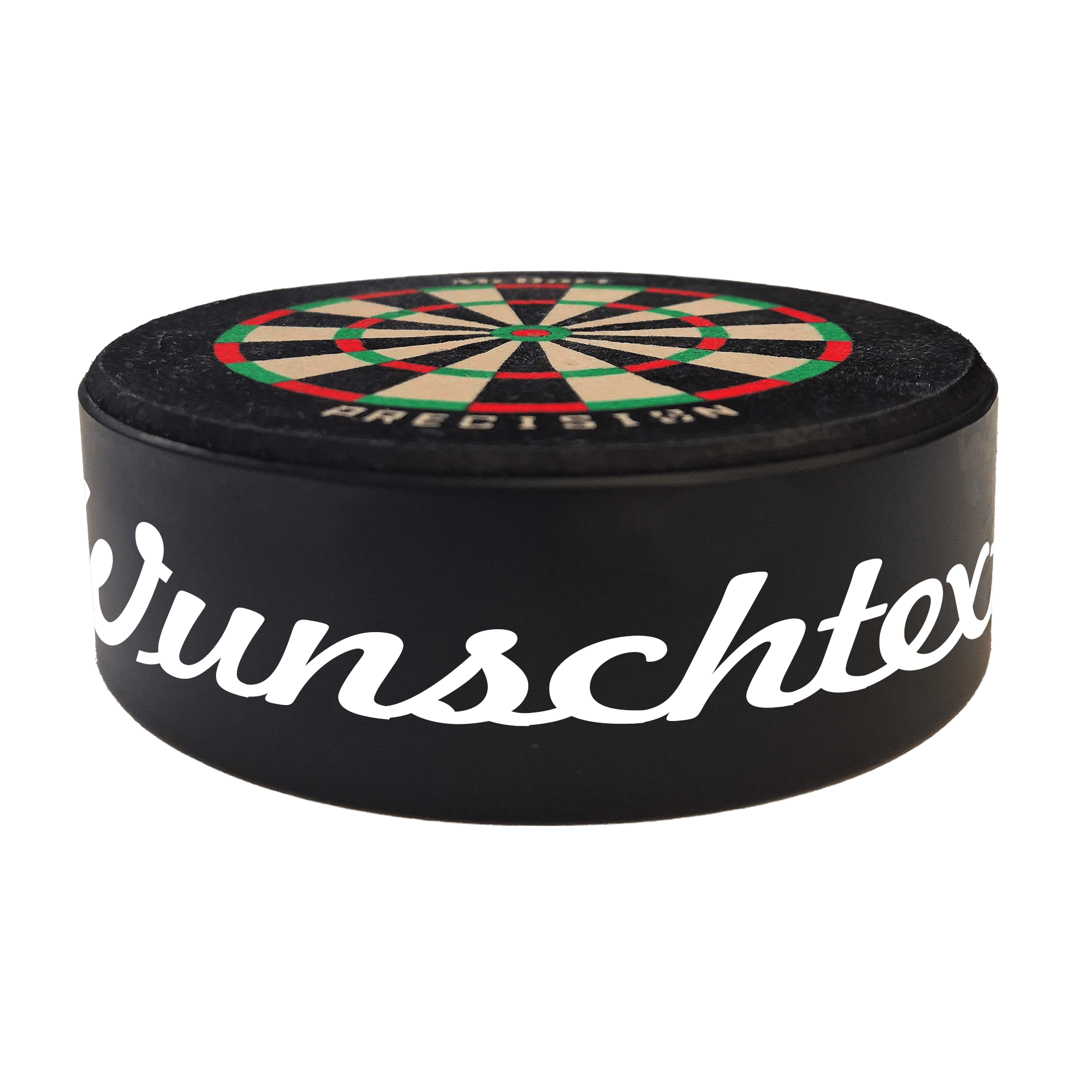 Cible de fléchettes miniature McDart Precision avec texte personnalisé Abgebildet ist ein Produkt mit dem Dateinamen 765_McDart_Mini_Precision_Dartboard_Darthalter_2_Freehand521. Es sind keine genauen Produktinformationen vorhanden.