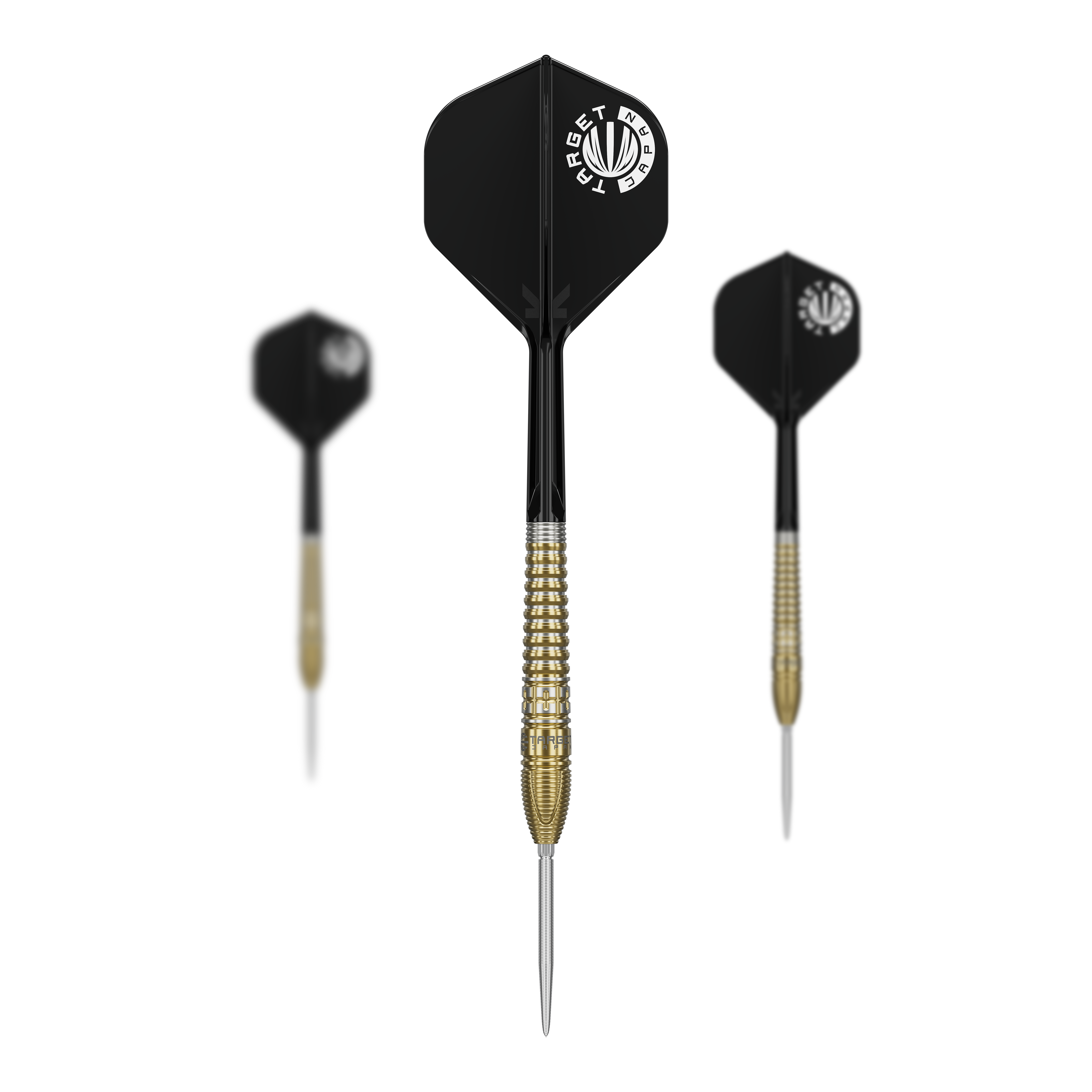 Das Bild stellt das Set der Target Japan Prime Series Harith Lim HotShot GEN3 Swiss Point Steeldarts dar. Dieses Dart-Set ist ideal für anspruchsvolle Spieler.