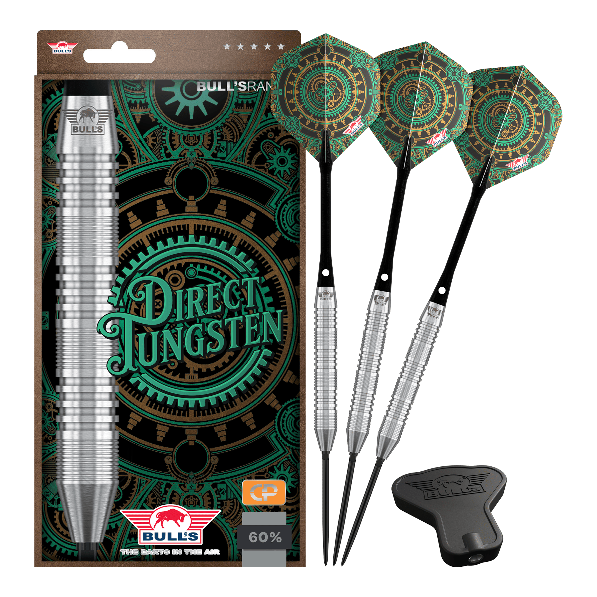 Fléchettes en acier à pointe convertible en tungstène Bulls NL Direct - 23 g Fléchettes en acier à pointe convertible en tungstène Bulls NL Direct - 23 g