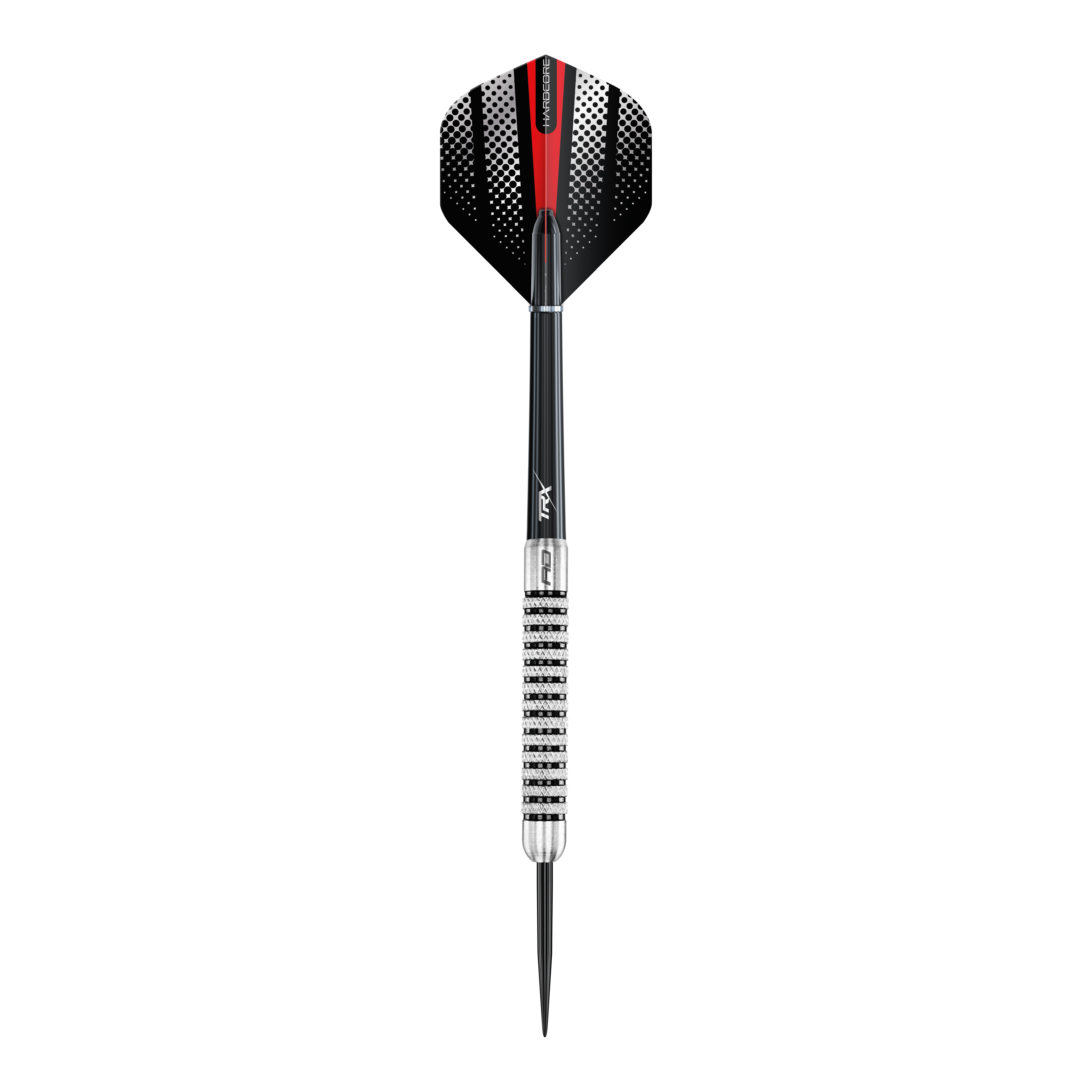 Fléchettes en acier Red Dragon Flightmaster Fury 2 - 25 g Das Bild zeigt die Red Dragon Flightmaster Fury 2 Steeldarts mit 25-Gramm-Gewicht. Die Darts verfügen über eine spezielle Grip-Oberfläche für bessere Kontrolle.