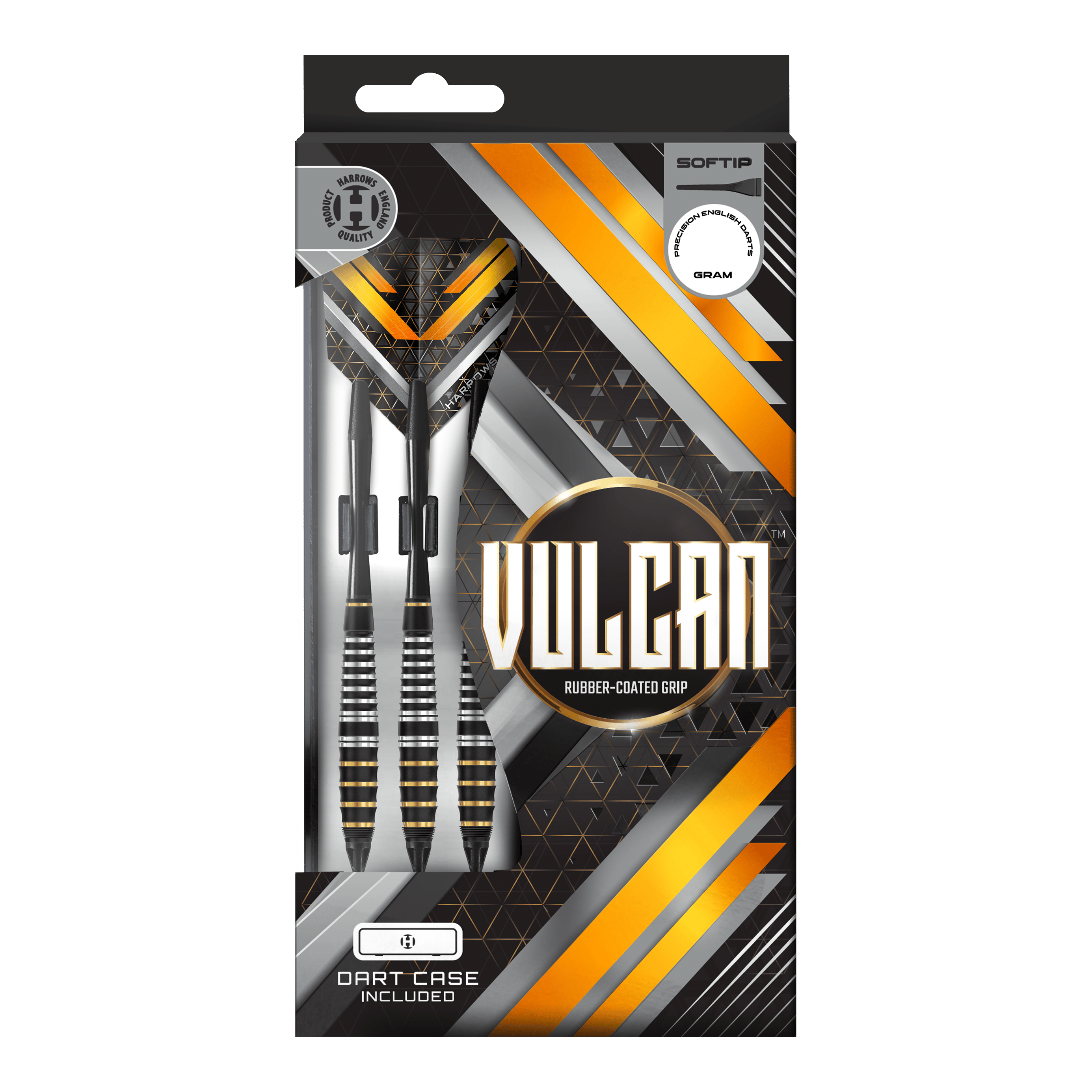 Fléchettes souples Harrows Vulcan Zu sehen sind die Harrows Vulcan Softdarts. Diese Softdarts zeichnen sich durch ihr modernes Design aus.