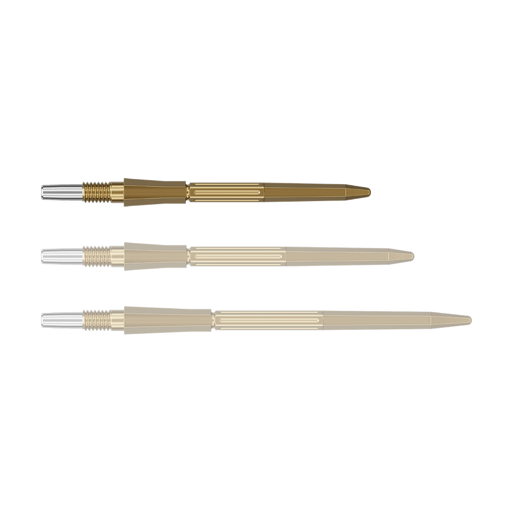 Pointes de fléchettes en acier Target Elysian Archetype 43 Swiss Point - Or Auf dem Foto sind goldfarbene SwissPoint Dartspitzen mit 30 mm Länge zu sehen. Die Dartspitzen sind für Zielgenauigkeit beim Dartspiel entwickelt.
