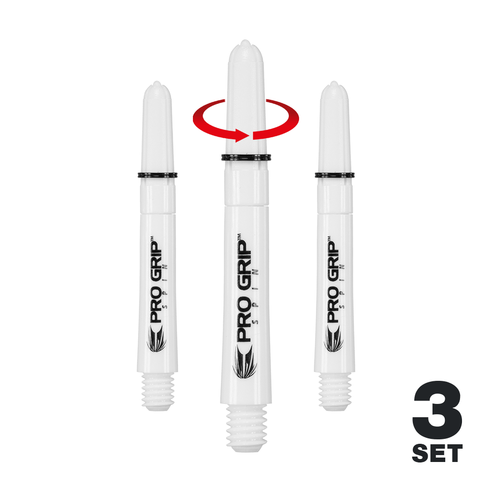 Arbres de rotation Target Pro Grip - 3 jeux - Blanc