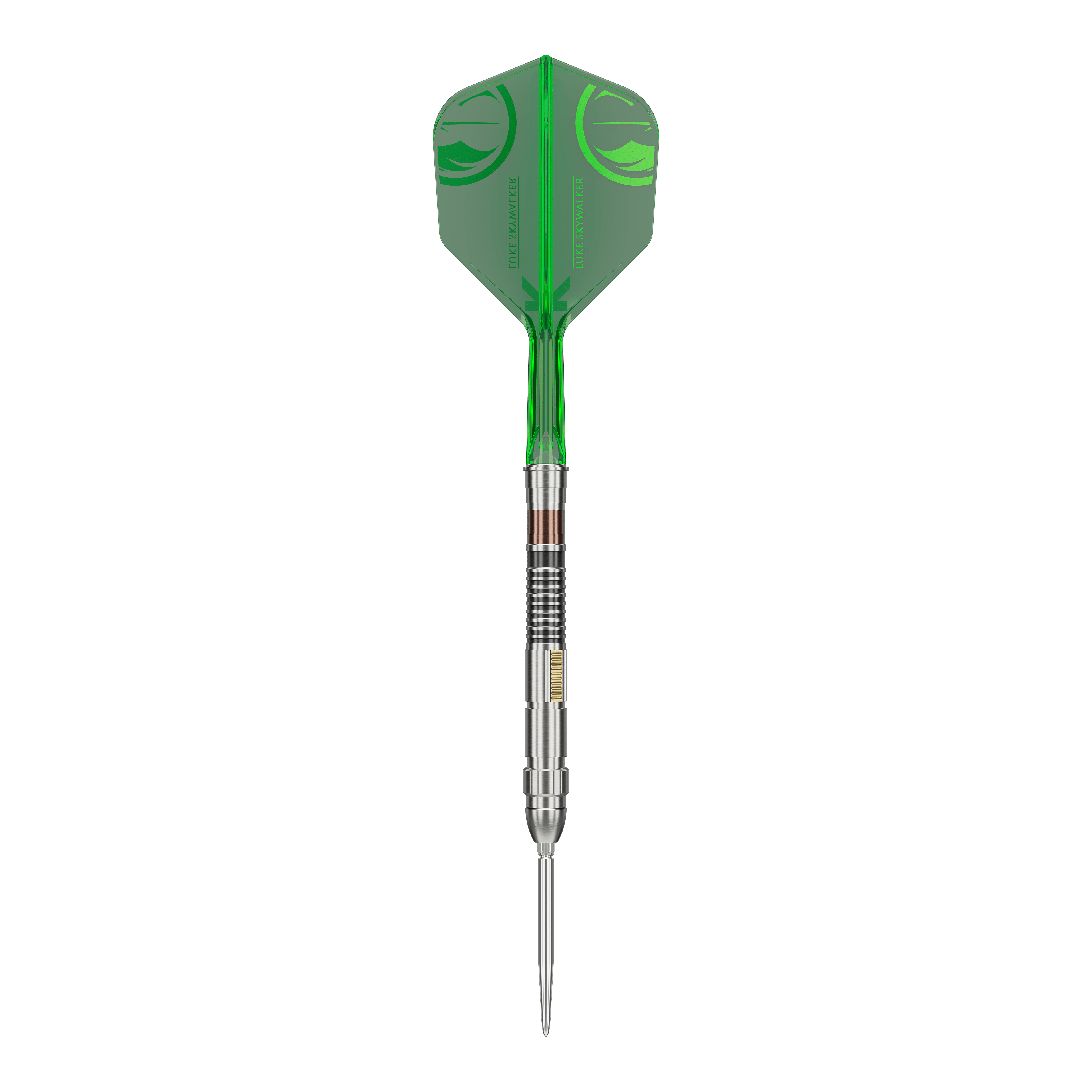 Fléchettes Target Star Wars Luke Skywalker Chevalier Jedi Sabre Laser Édition Limitée Première Édition - 24 g Das Bild zeigt die Target Star Wars Luke Skywalker The Jedi Knight Light Saber Limited Edition Steeldarts - 24g. Es handelt sich um eine limitierte Dart-Edition, inspiriert von Luke Skywalker aus Star Wars.