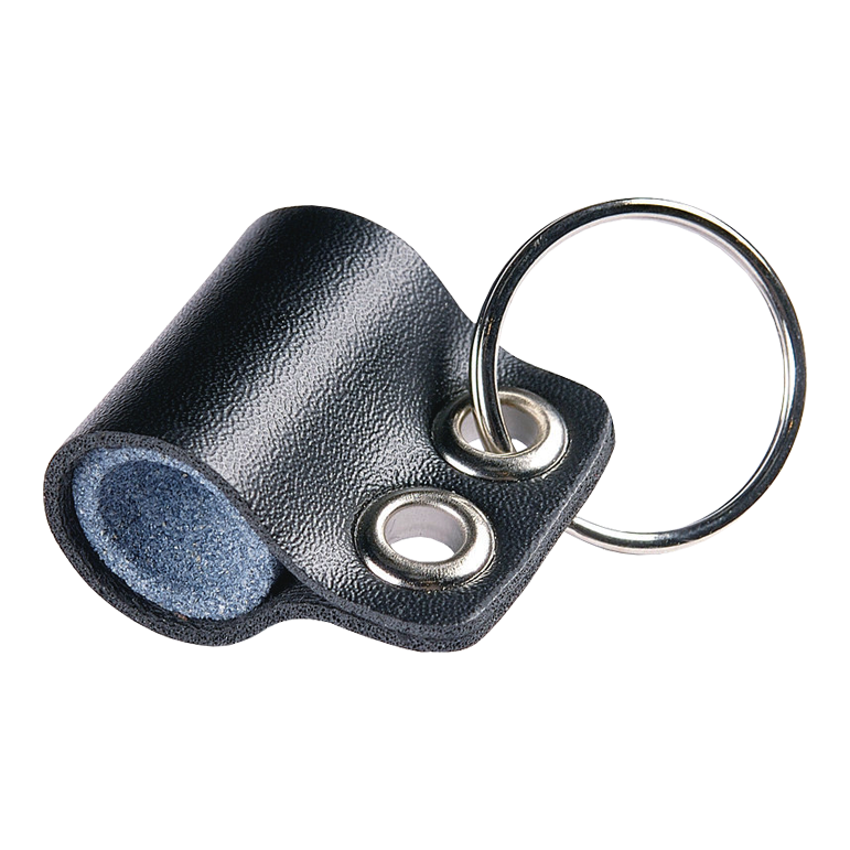 Affûteur de fléchettes porte-clés Nodor, pierre à aiguiser Das Bild zeigt einen Winmau Keyring Dart Sharpener Schleifstein. Es handelt sich um einen kleinen Dartschleifstein mit Schlüsselanhänger.