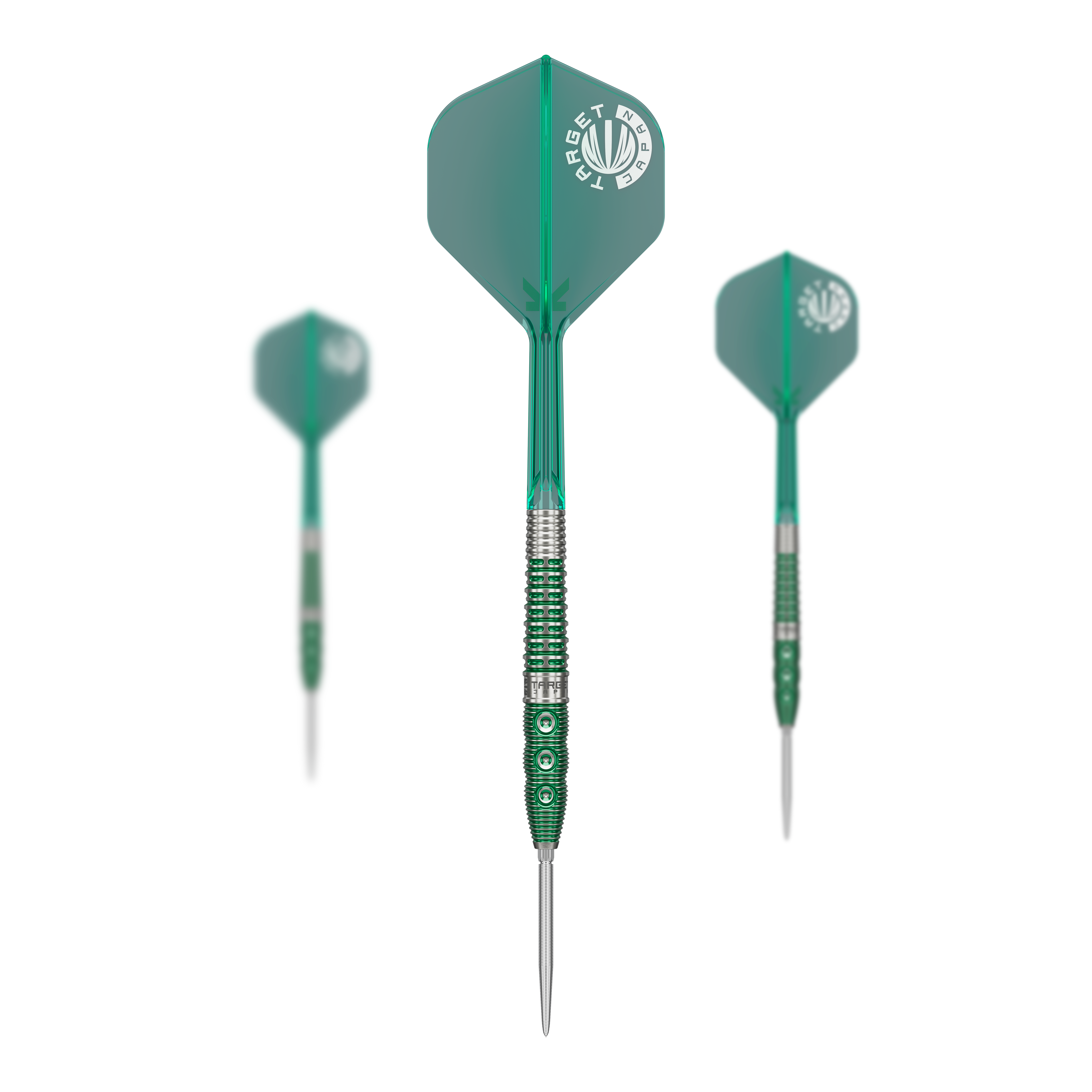 Die Abbildung zeigt die Target Japan Prime Series Motomu Sakai Xeno GEN1 Swiss Point Steeldarts. Diese Pfeile sind für den professionellen Dartsport konzipiert.