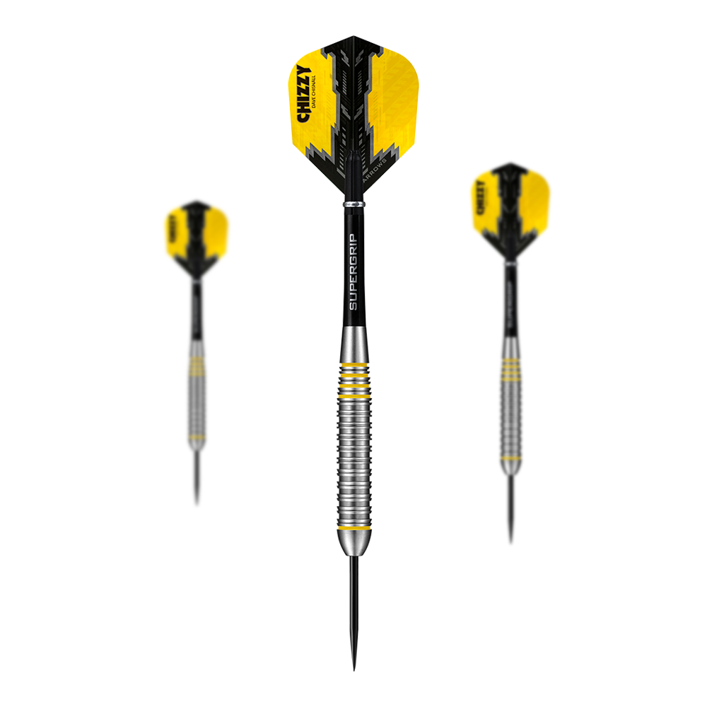 Fléchettes en acier et laiton Chizzy de Dave Chisnall, Harrow