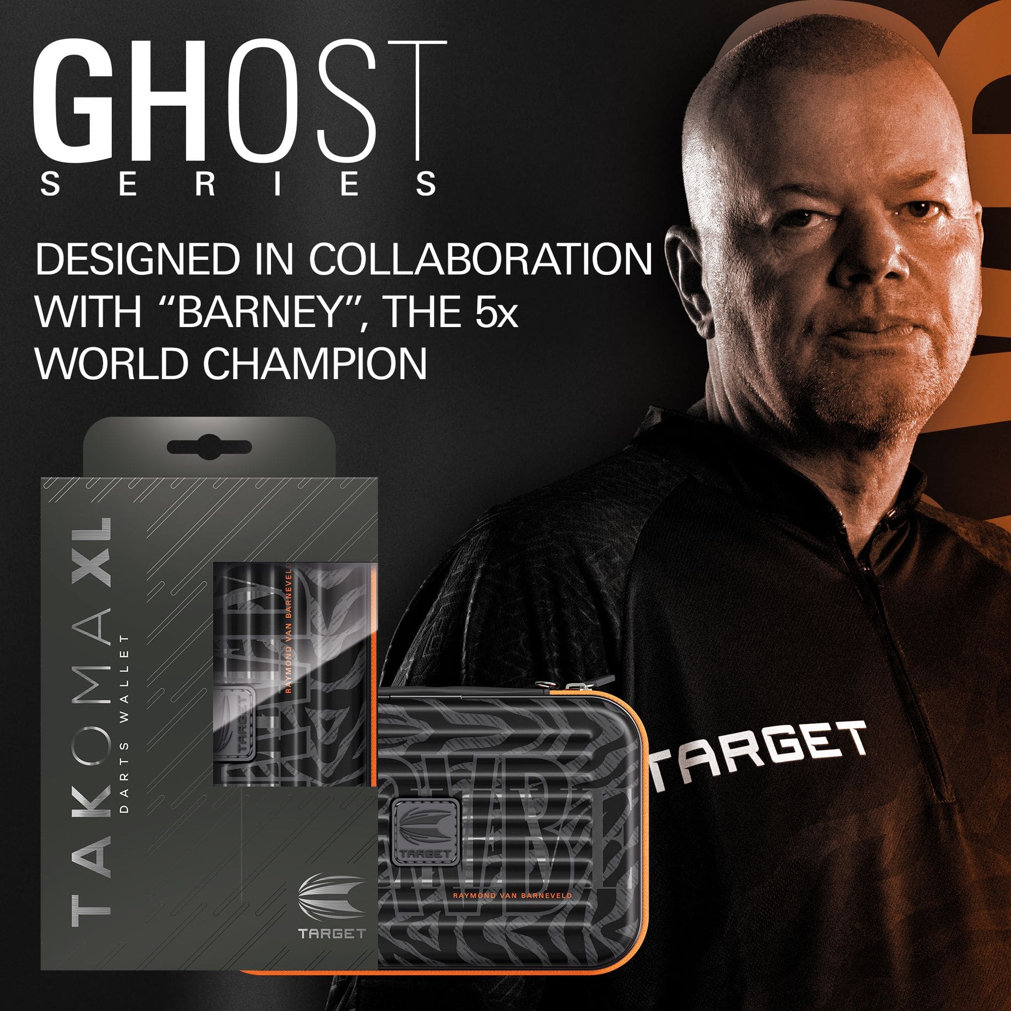 Étui à fléchettes Takoma XL Ghost Series Raymond Van Barneveld Abgebildet ist das Takoma XL Ghost Series Raymond Van Barneveld Dartcase. Dieses Etui schützt Dartzubehör vor Beschädigungen.
