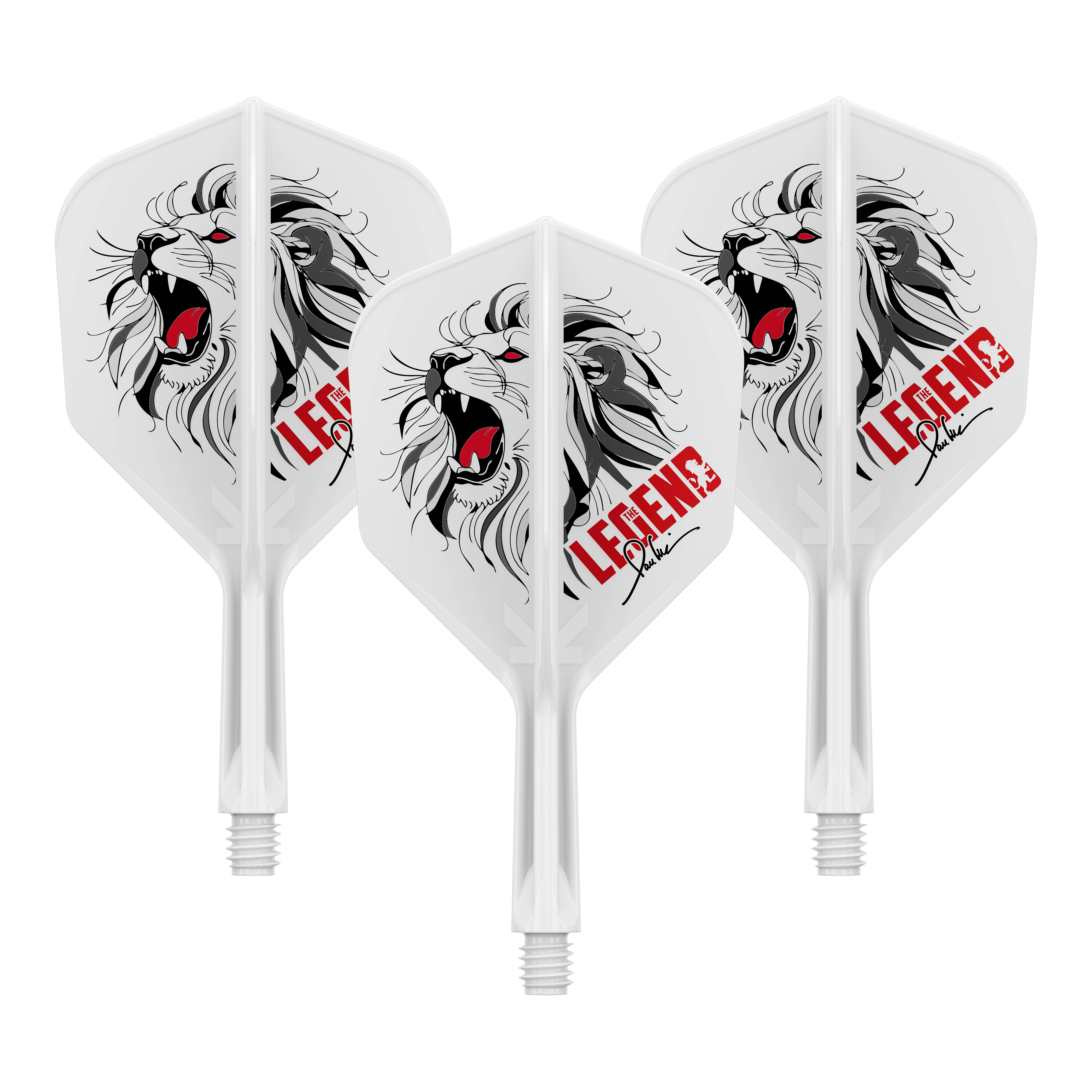 Target Japan K-Flex Paul Lim The Legend Printed No6 Flights Das Bild zeigt ein Set Dart-Flights, genannt '410264_Target_Japan_K-Flex_Paul_Lim_The_Legend_Printed_No6_Flights_19mm_1Set'. Diese Flights sind bedruckt und eignen sich zum Einsatz bei Paul Lim Darts.