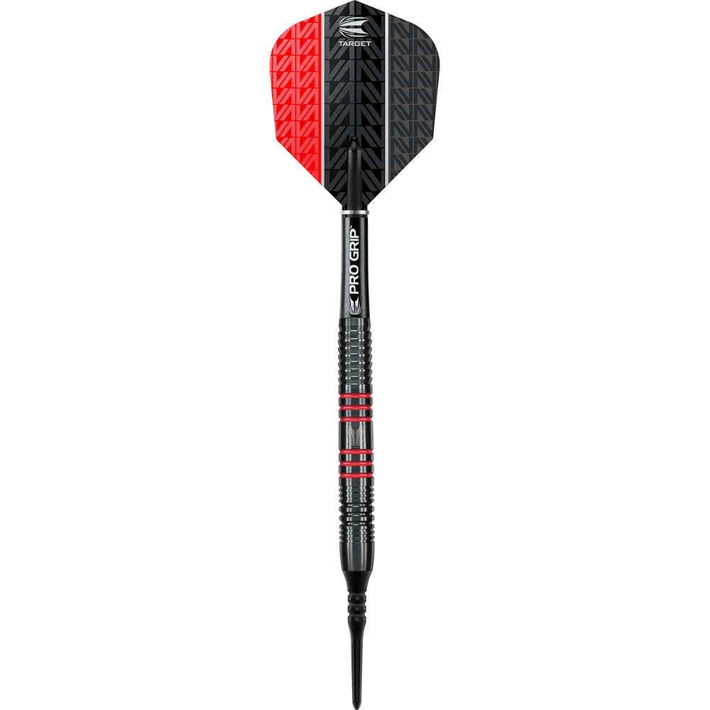 Fléchettes souples Target Vapor8 noir rouge - 19 g