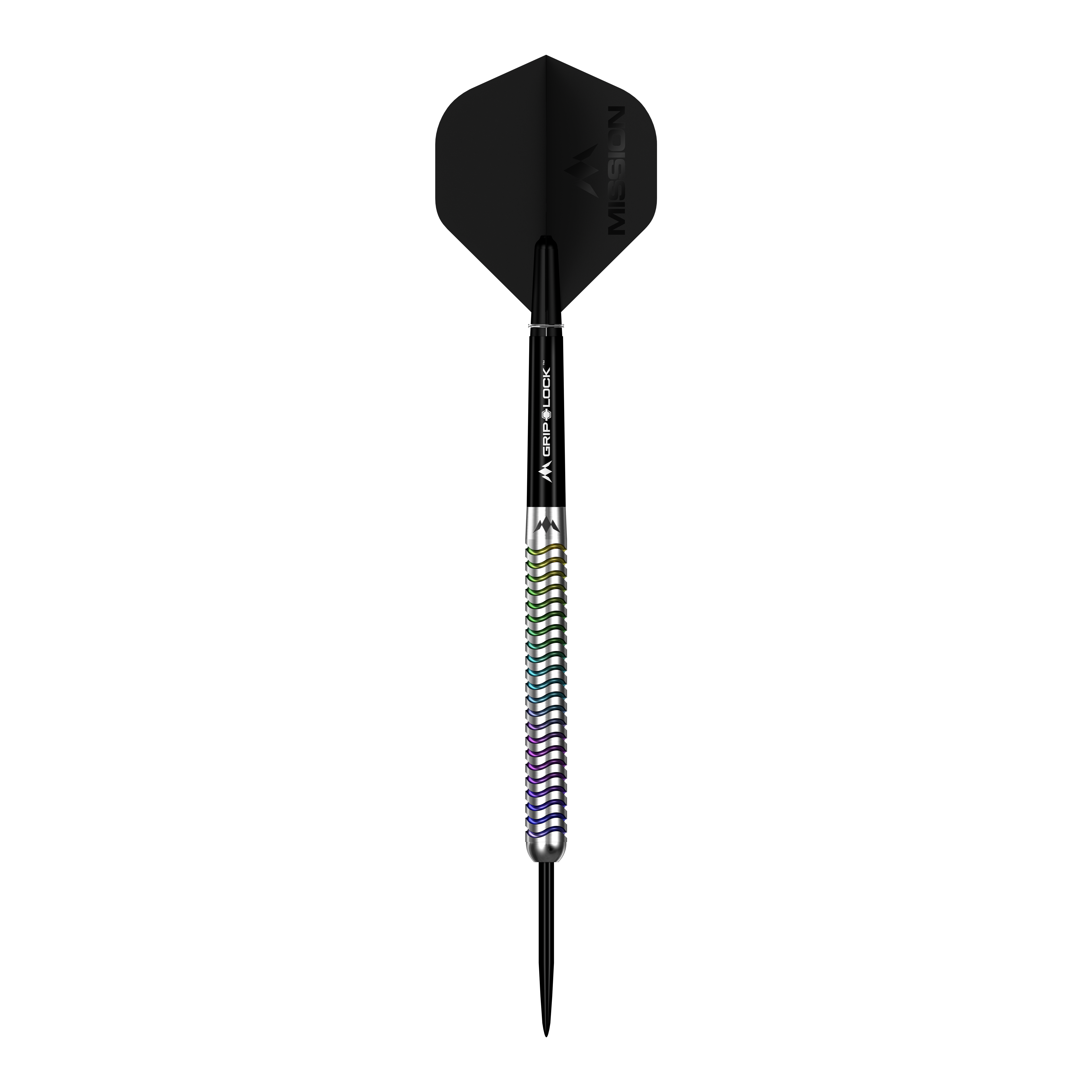 Fléchettes en acier Mission Mirage Hier sieht man Mission Mirage Steeldarts. Die Darts sind für professionelle Spiele konzipiert.