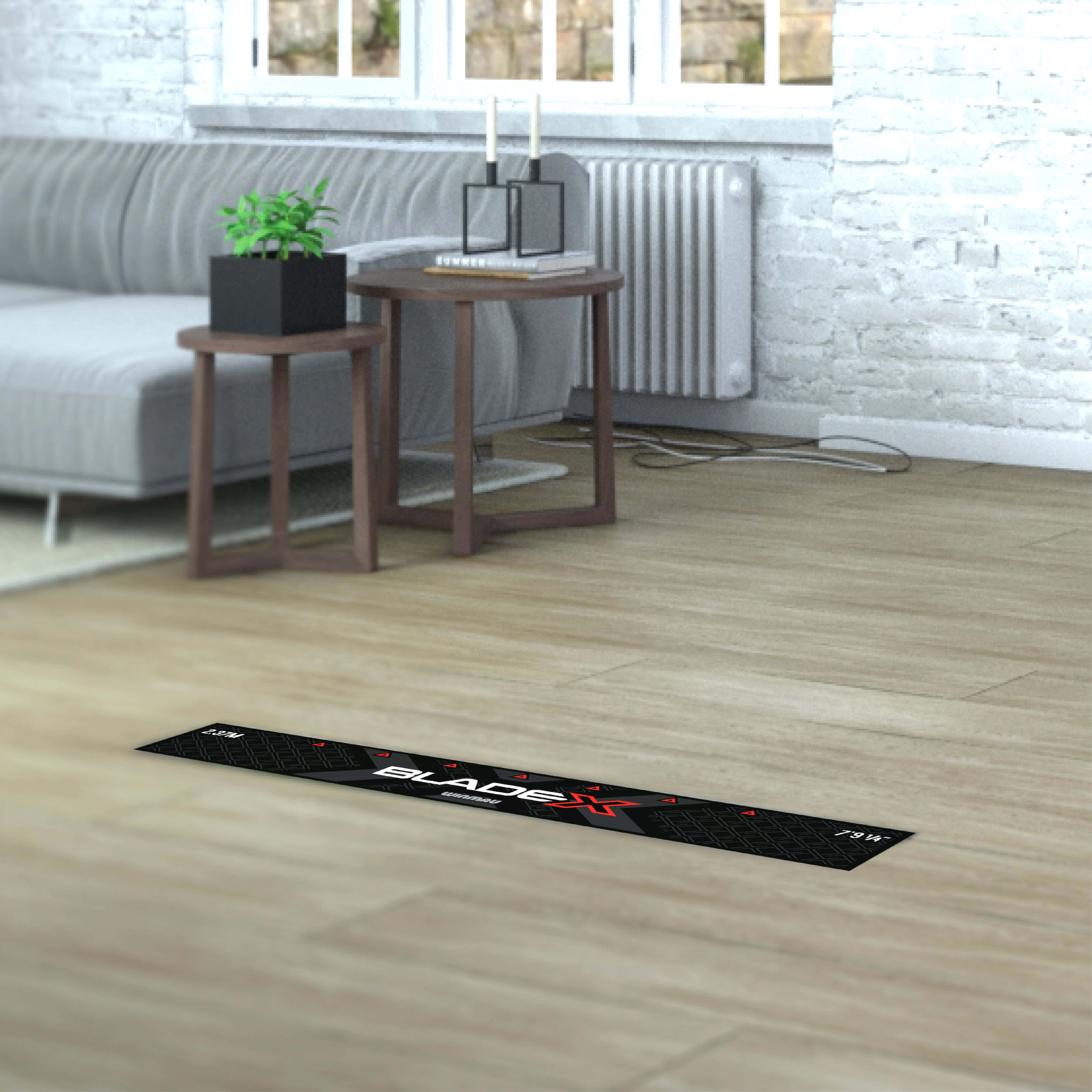 Ligne de lancer Winmau Blade X Hier ist die Winmau Blade X Abwurflinie abgebildet. Sie wird beim Dartspiel als Markierung verwendet.