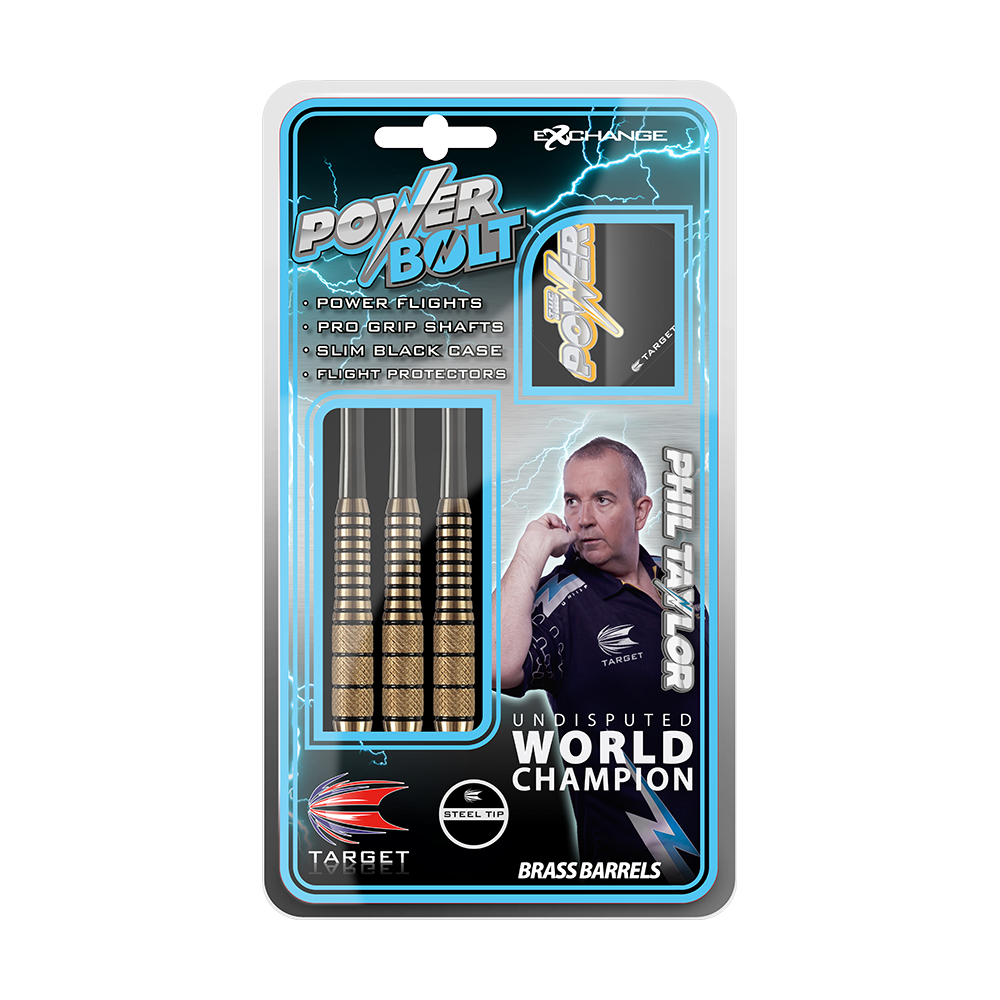 Fléchettes en acier Target Phil Taylor Power Bolt - 22 g