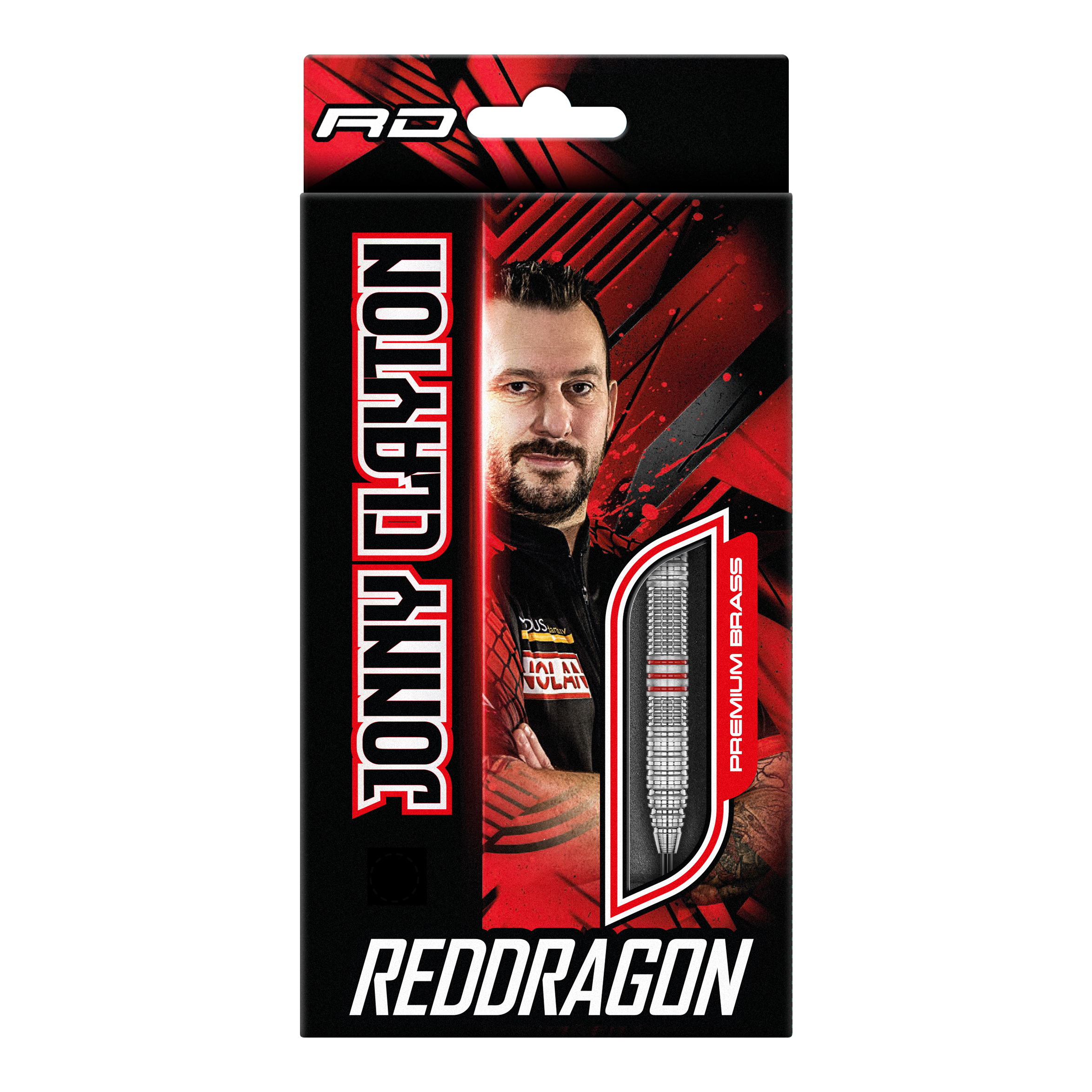 Fléchettes en acier laitonné Red Dragon Jonny Clayton - 21 g Fléchettes en acier laitonné Red Dragon Jonny Clayton - 21 g