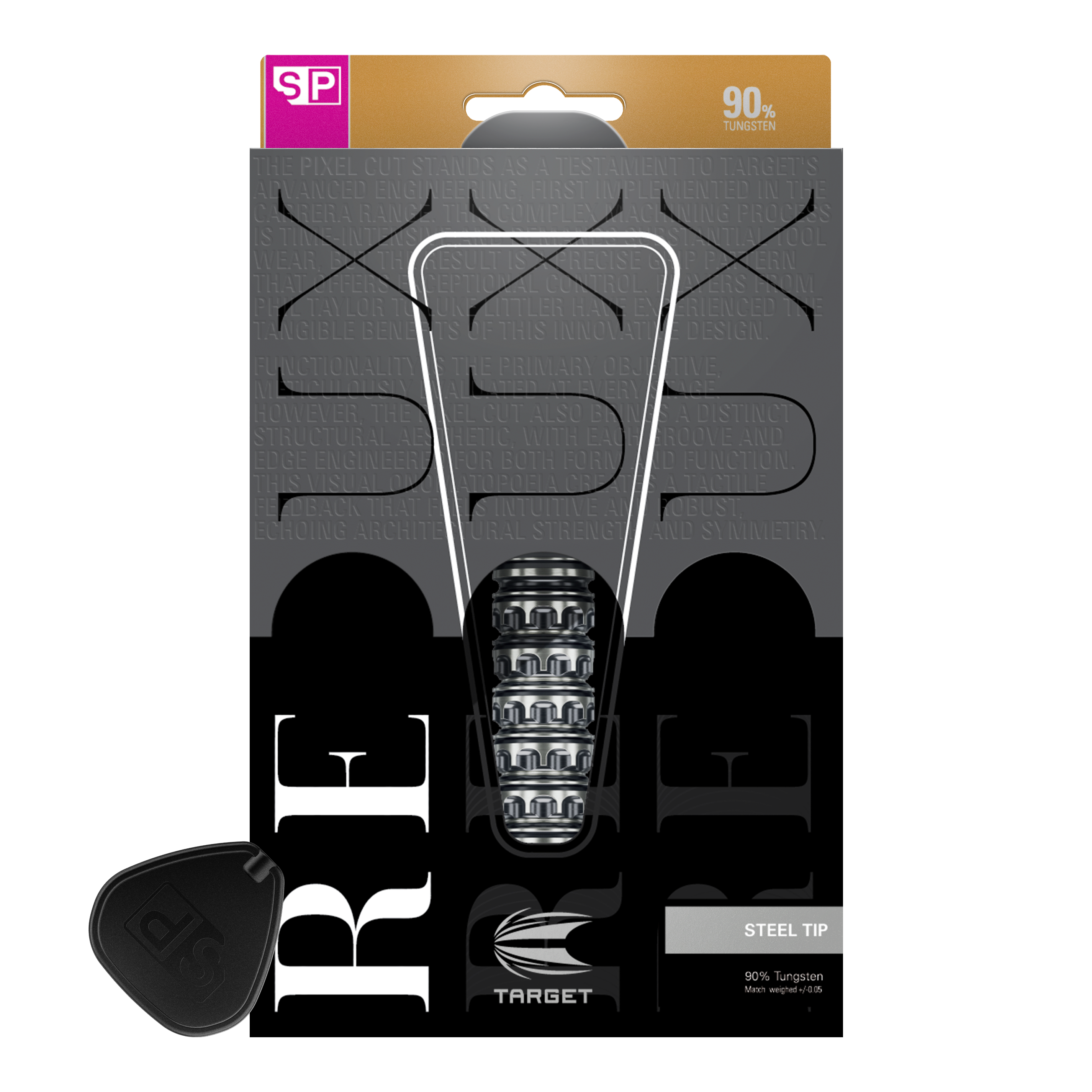 Fléchettes en acier Target Redux 02 Swiss Point Das Bild zeigt die Target Redux 02 Swiss Point Steeldarts. Diese Darts überzeugen durch modernes Design und gute Verarbeitung.