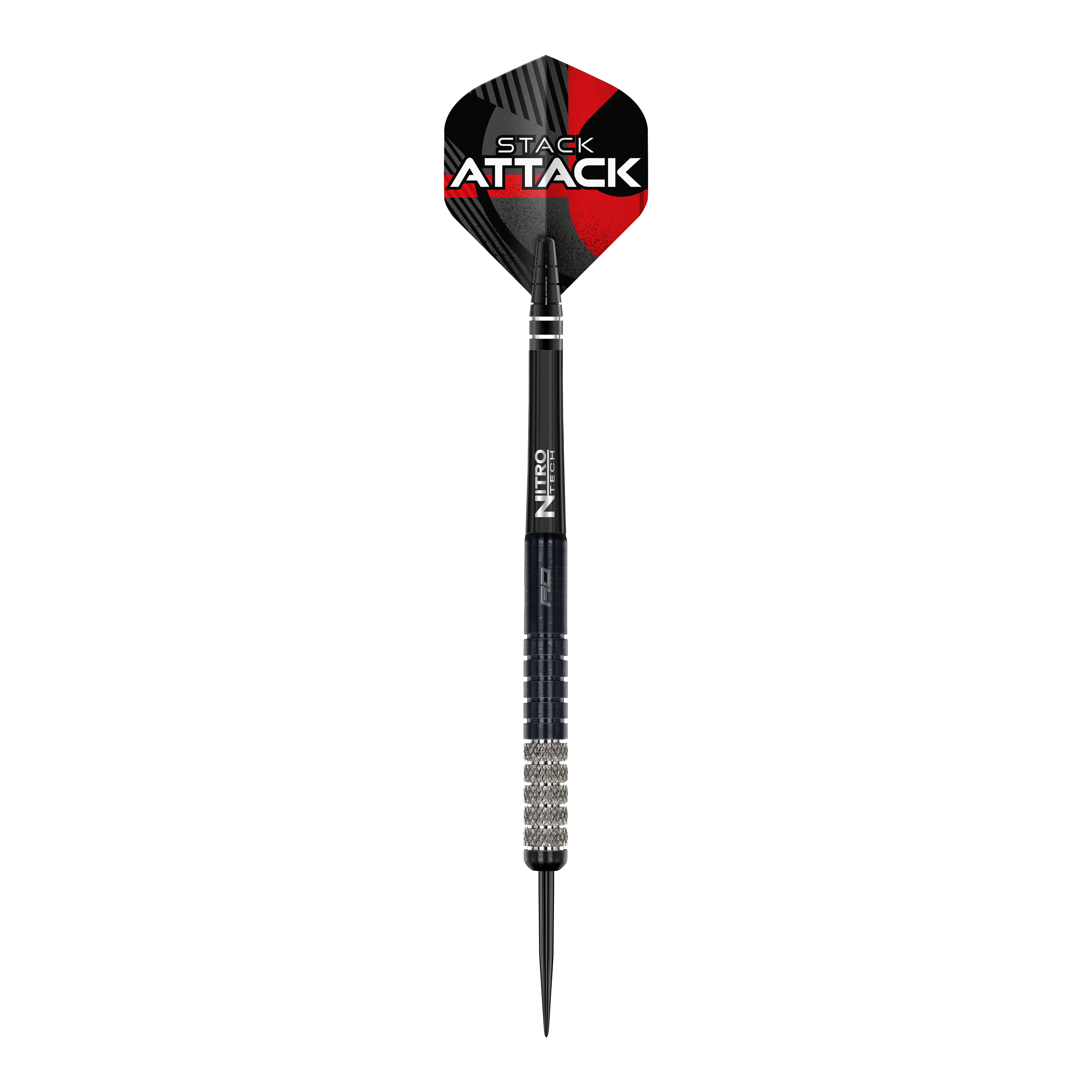 Fléchettes en acier Red Dragon Rob Owen Stack Attack - 22 g Dies ist das Produkt Red Dragon Rob Owen Stack Attack Steedarts - 22g. Zu sehen sind Steeldarts mit dem entsprechenden Markennamen.