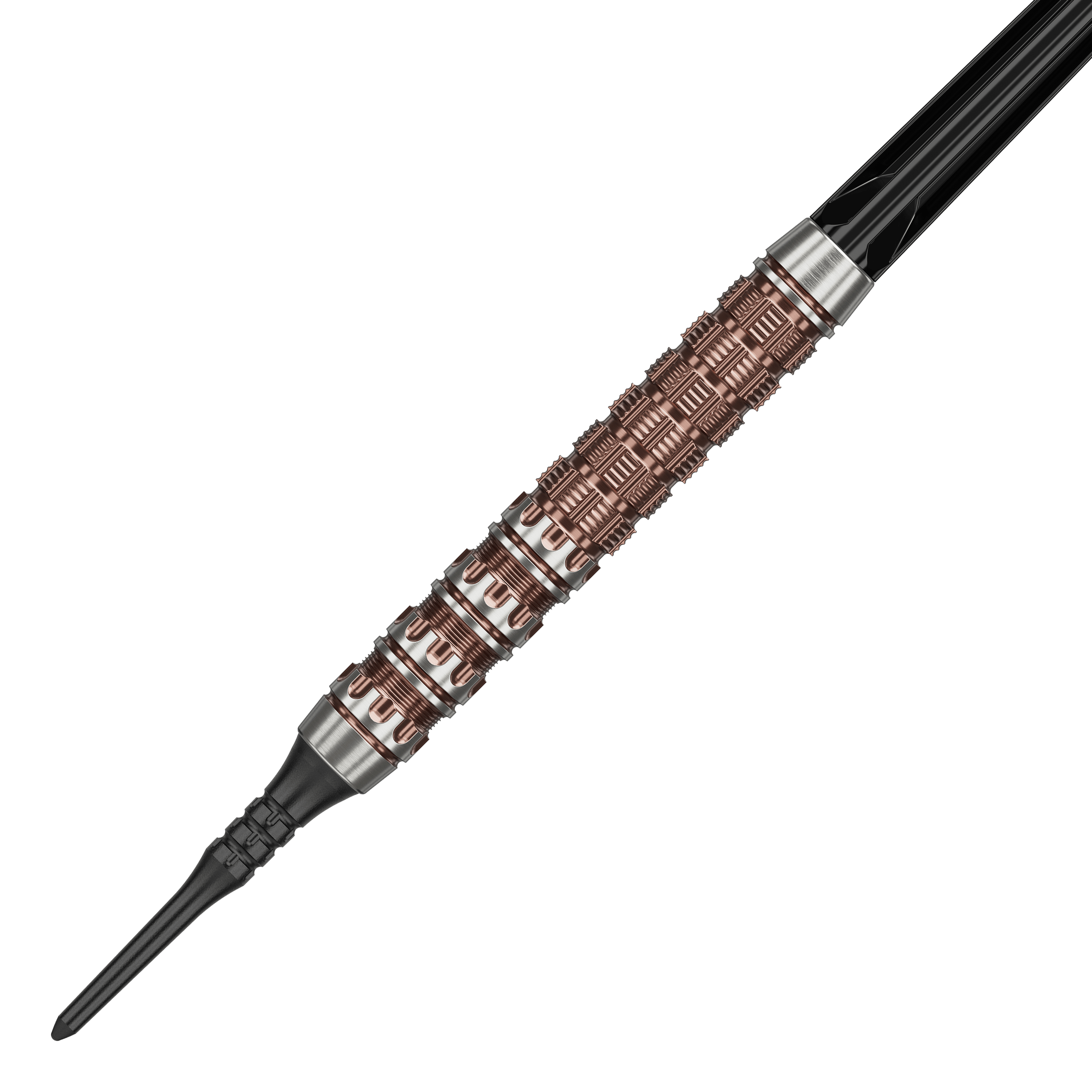 Fléchettes souples Target Japan Prime Series George Nishitani Raptor GEN6 - 19,5 g Zu sehen sind die Target Japan Prime Series George Nishitani Raptor GEN6 Softdarts mit einem Gewicht von 21,5g. Die Softdarts werden aus einer anderen Perspektive dargestellt.