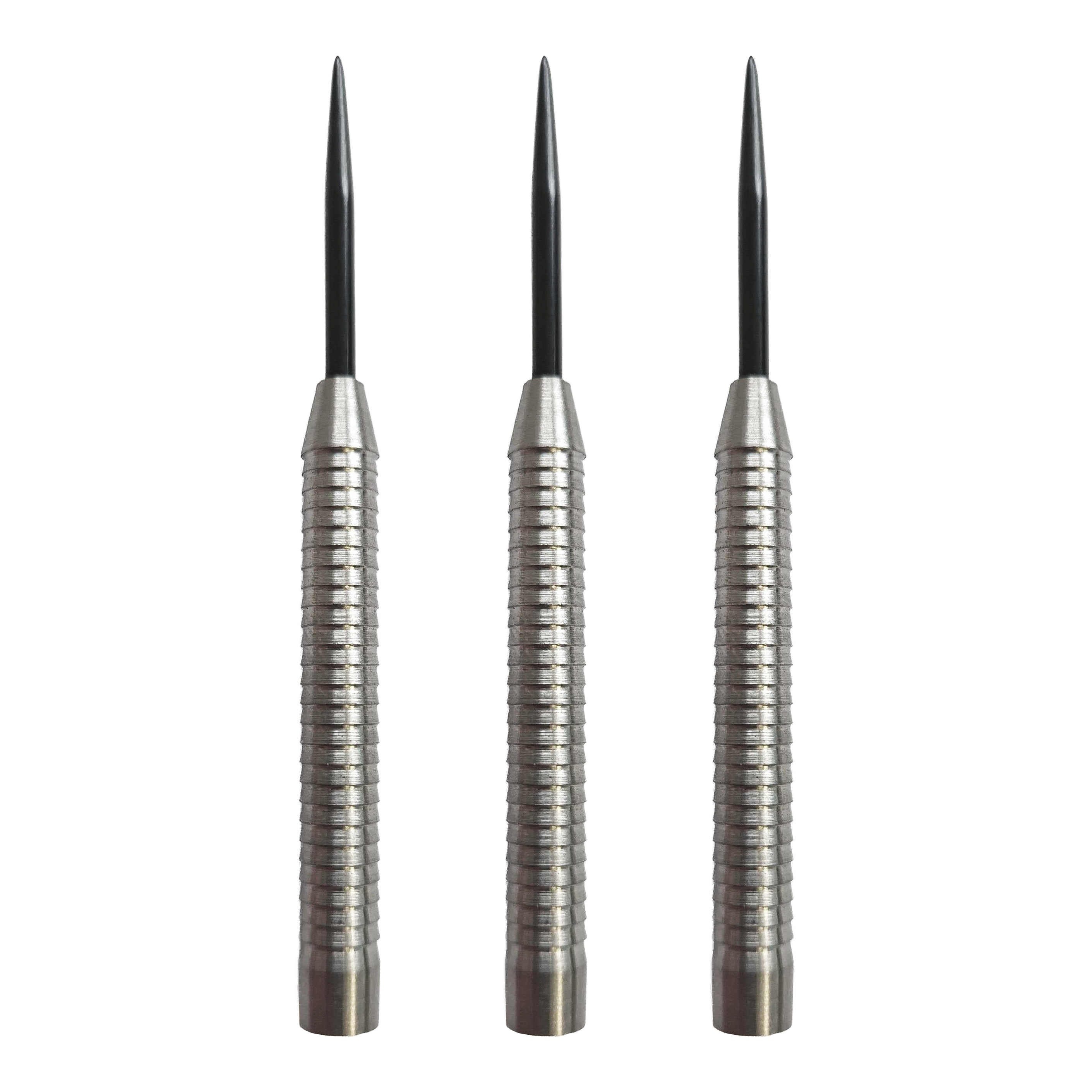 Corps de fléchettes en acier McDart Shark 3 - 18 g Hier sieht man die McDart Shark 3 Steeldart-Barrels mit 18g Gewicht als Set. Die Steeldart-Barrels zeichnen sich durch eine anspruchsvolle Struktur aus.