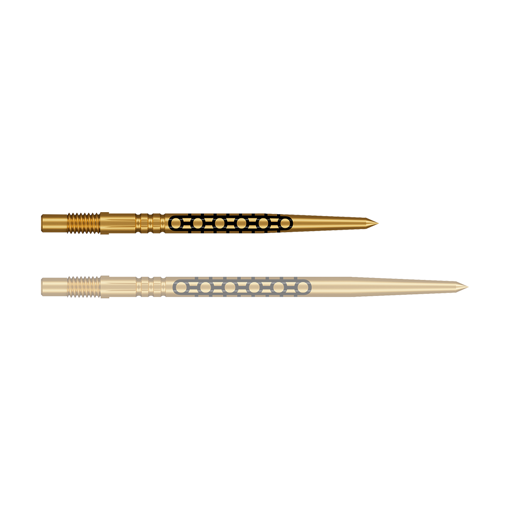 Embouts de fléchettes Shot Turbo Point Goths - Or Embouts de fléchettes Shot Turbo Point Goths - Or
