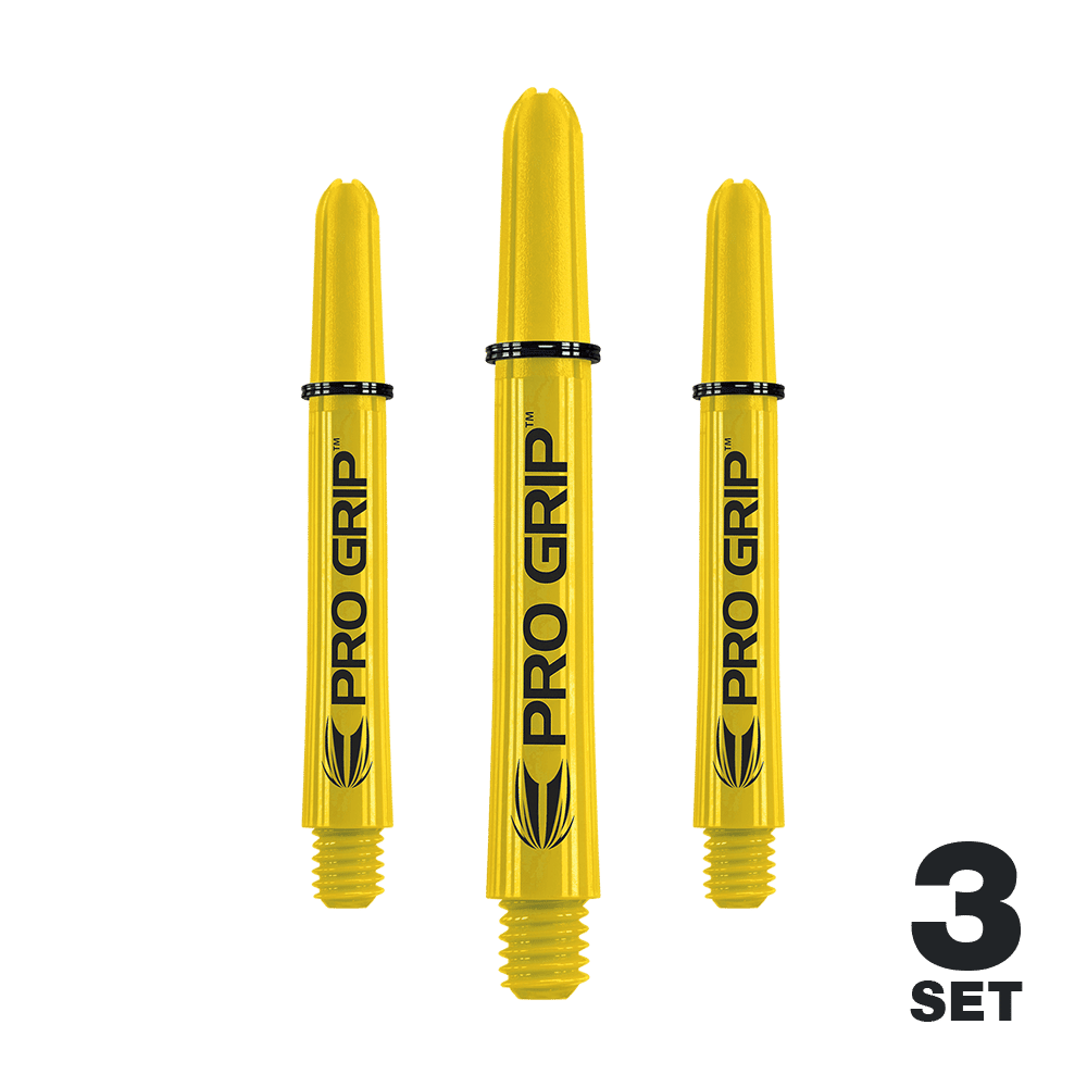 Tiges Target Pro Grip - 3 jeux - Jaune