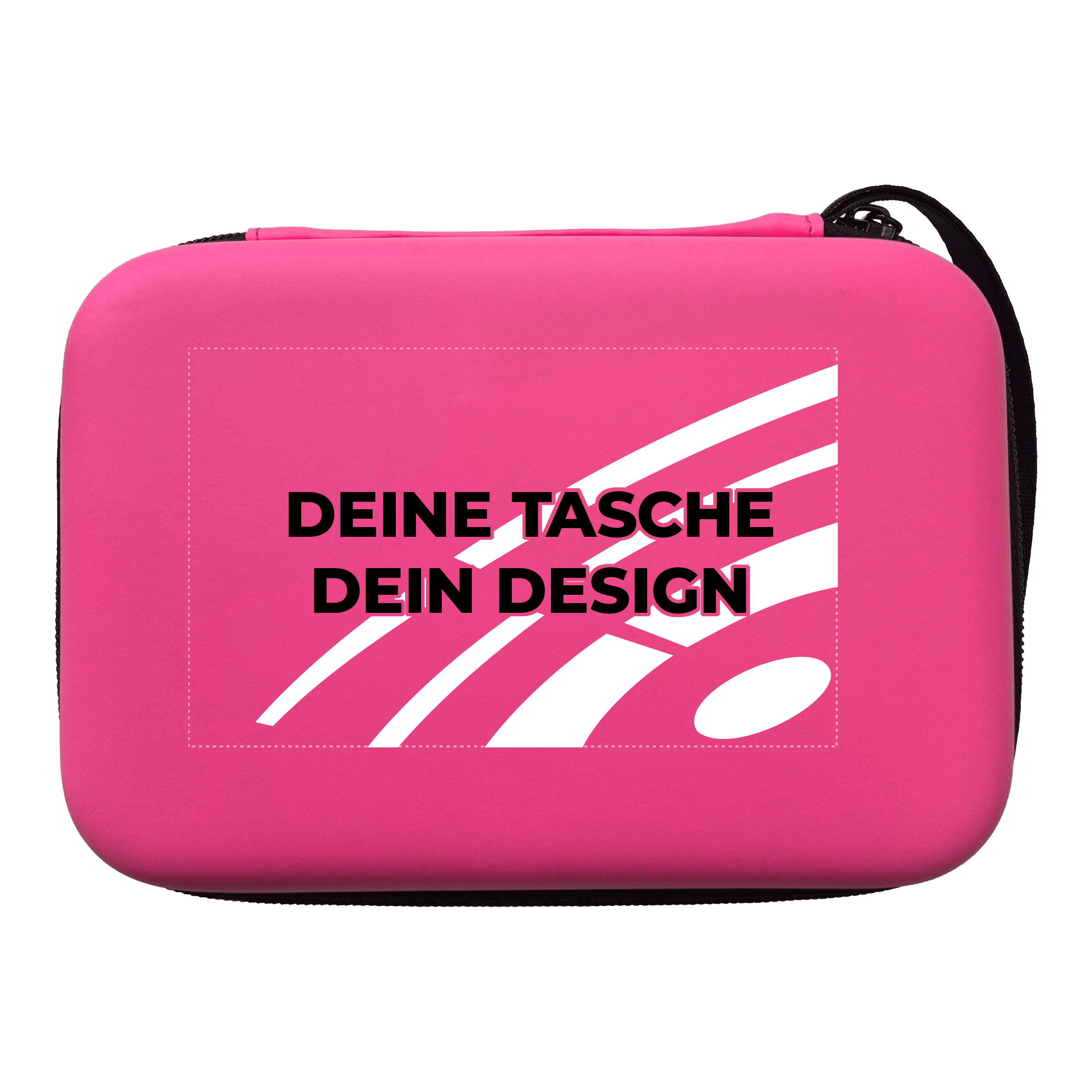 Étui pour fléchettes System-4 personnalisé avec votre design Das Bild zeigt ein Produkt mit dem Dateinamen MCS4-Pink_McDart_System4_Dartcase_Mit_Wunschdruck_Pink_2. Es handelt sich um eine weitere Ansicht des Artikels.