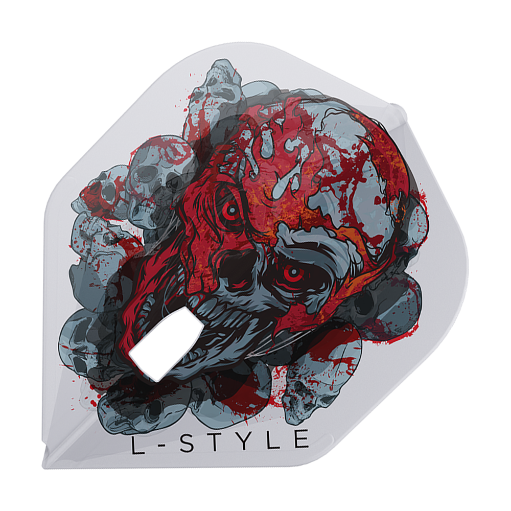 Vols L-Style Ryan Searle Signature V4 Blanc Transparent L1PRO Dieses Bild zeigt die L-Style Ryan Searle Signature V4 Clear White L1PRO Flights. Die Flights überzeugen durch ihr klares und weißes Design.