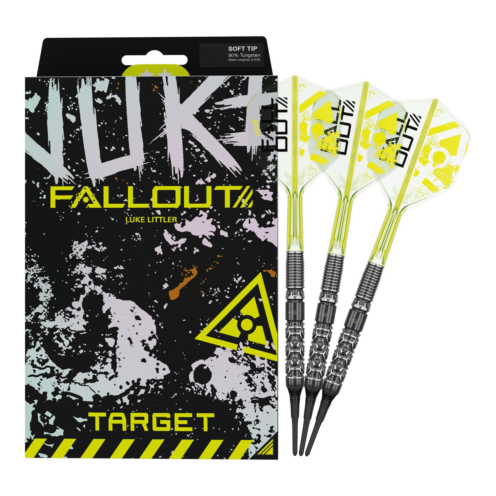 Fléchettes souples Target Luke Littler Nuke Fallout - 19 g