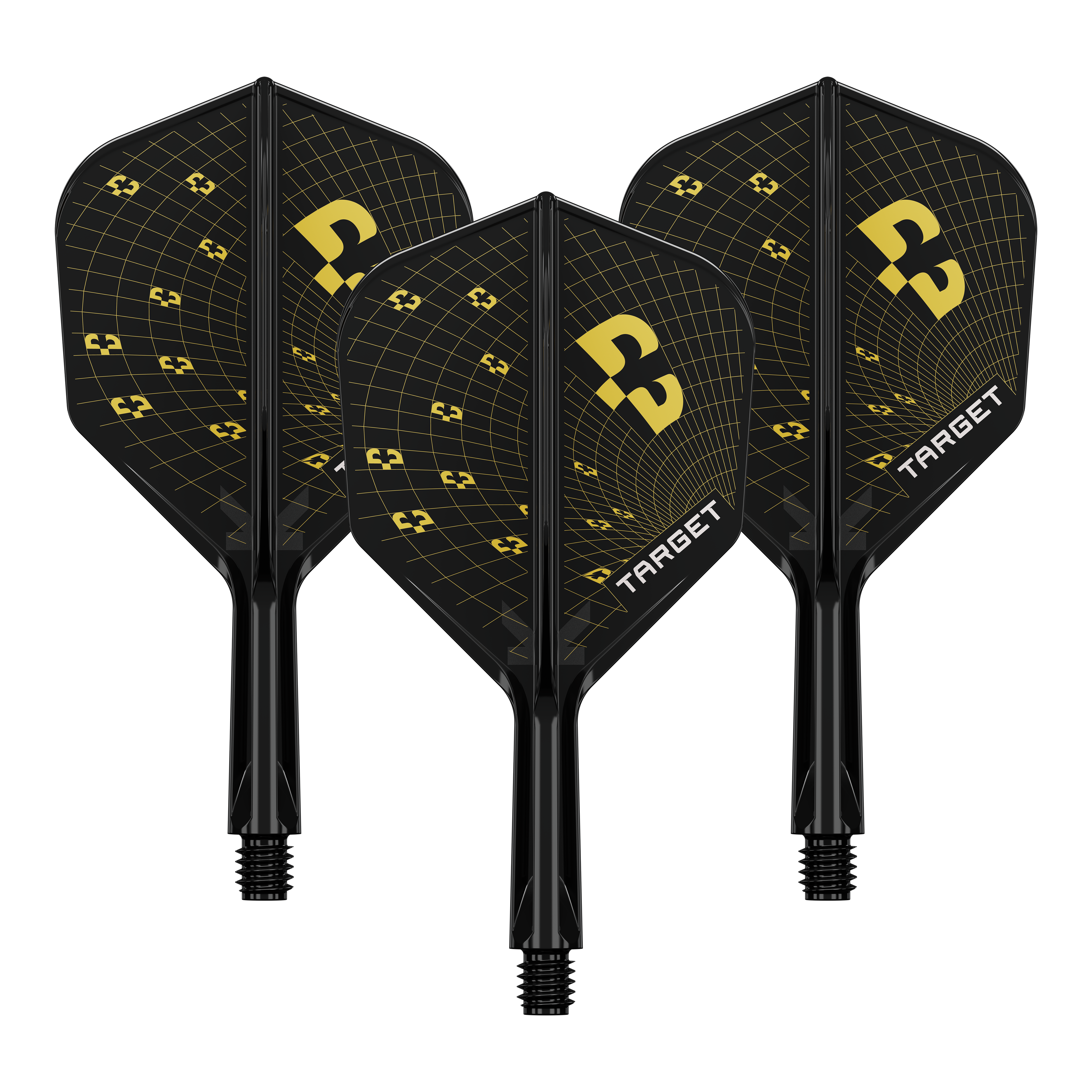 Volets Target K-Flex Bolide n°6 Hier sieht man ein Set Dartflights aus der K-Flex Bolide No6 Serie, 19 mm groß. Das Set eignet sich perfekt für Dartsportler.