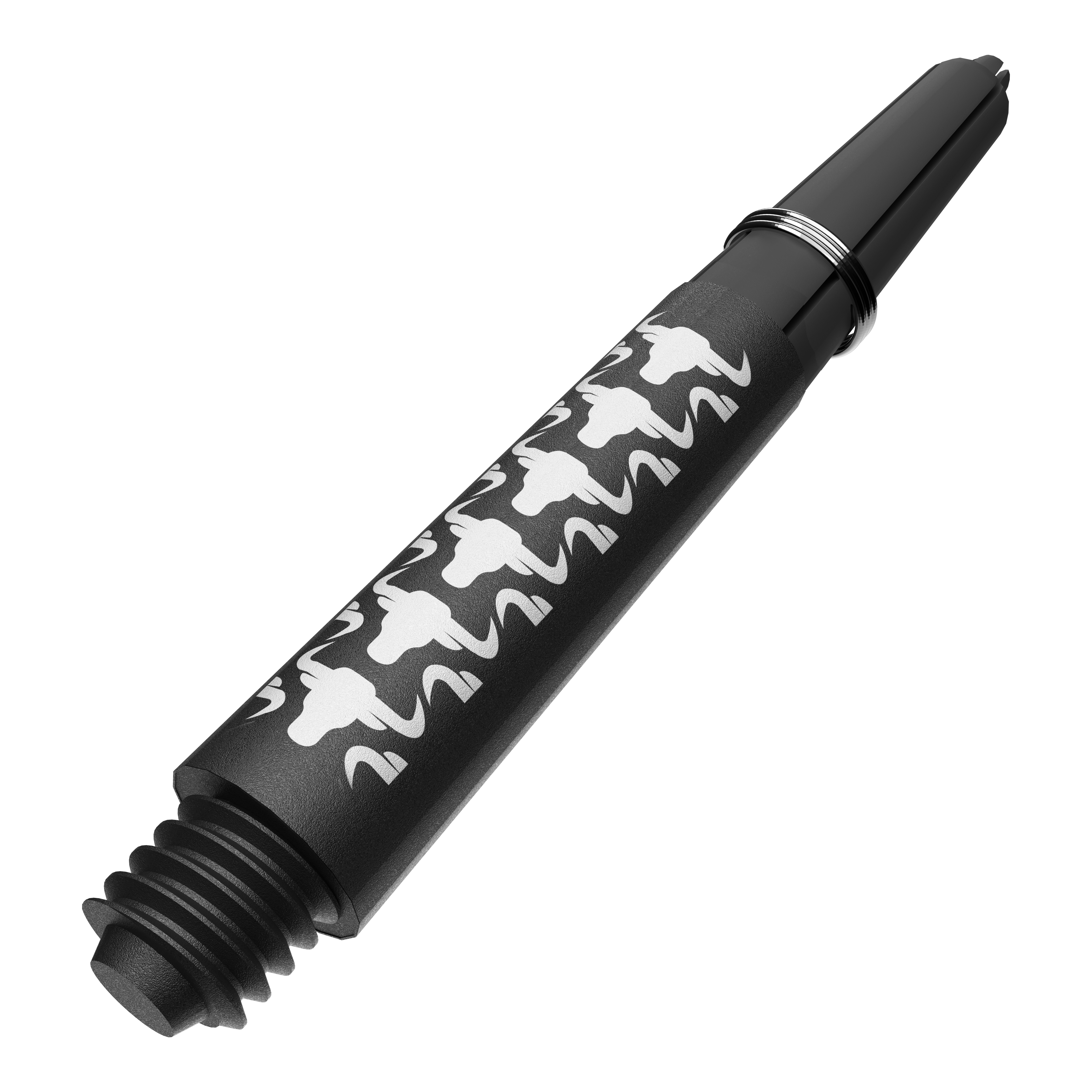 Tiges en carbone Bulls NL Capo - Blanches Das Bild zeigt BullsNL Capo Carbon Shafts in Weiß, Short, 34mm. Es handelt sich um einen kurzen Schaft für Dartpfeile.