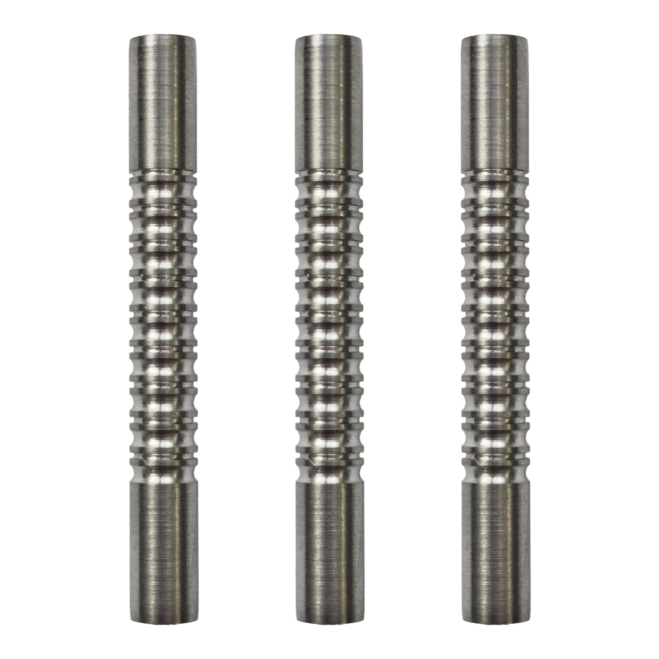 Fléchettes souples McDart Double Ring 2 - 18 g Abgebildet ist das Produkt McDart Ring 2 Softdart Barrels - 18g. Es handelt sich um ein Set Softdart-Barrels mit doppeltem Ring-Design.