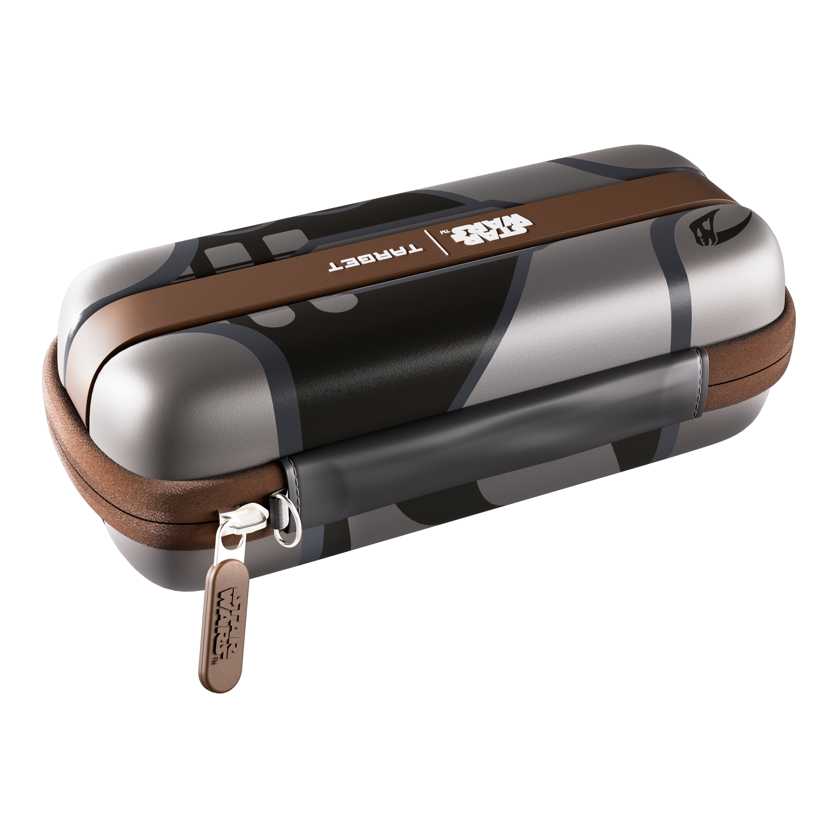 Étui à fléchettes Target Star Wars Boa - Mandalorien Das Bild zeigt das Target Star Wars Boa Dartcase - Mandalorian. Es handelt sich um ein Dartetui mit einem Star Wars Mandalorian Motiv.