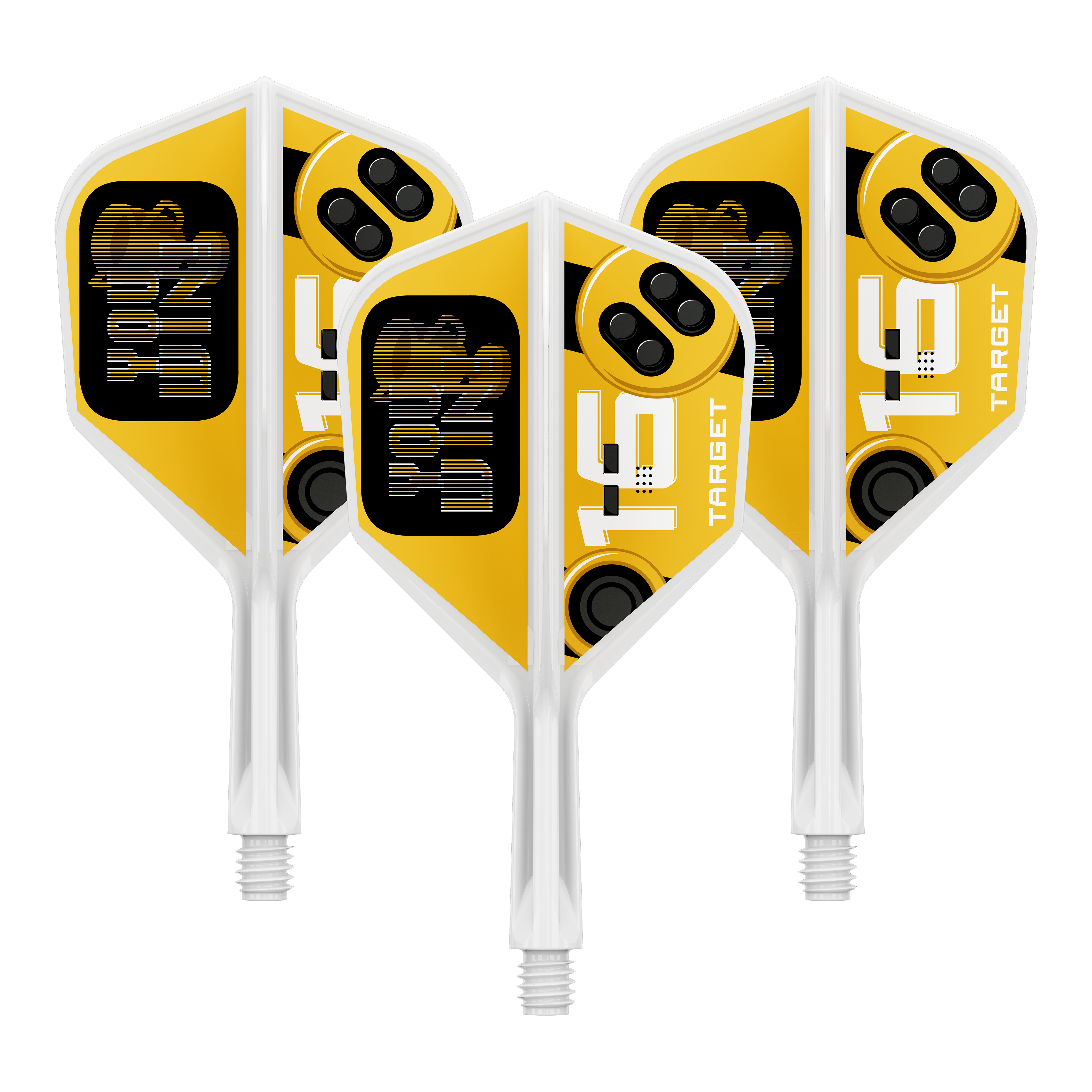 Targetz K-Flex et gagnez 6 vols Ein Dart Flight wird abgebildet. Dies ist die Variante Target K-Flex YouWin No6 in der Größe 19 mm.