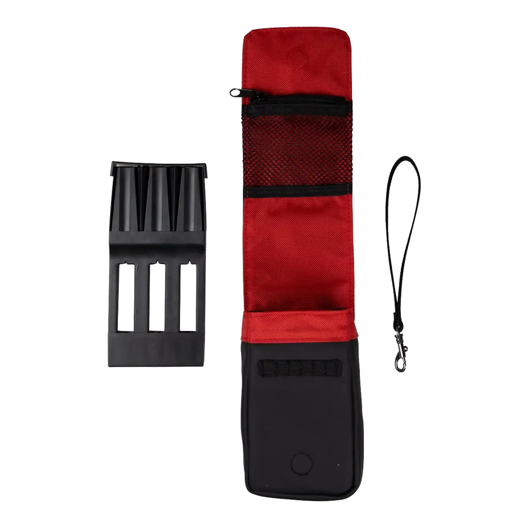 Étui souple Bulls NL Spacecase noir et rouge Abgebildet ist das Bulls NL Spacecase Softcase in den Farben Schwarz und Rot. Das Etui bietet Platz für Dartzubehör und Pfeile.