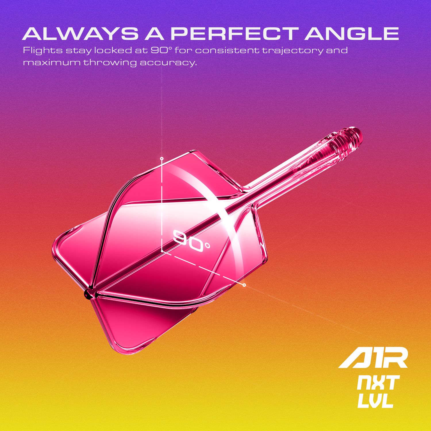 Système d'arbre de vol GOAT A1R No6 - Rose fluo Das Produkt ist das GOAT A1R No6 Flight-Shaft-System in Neon Pink. Es eignet sich für den Einsatz an Dartpfeilen.