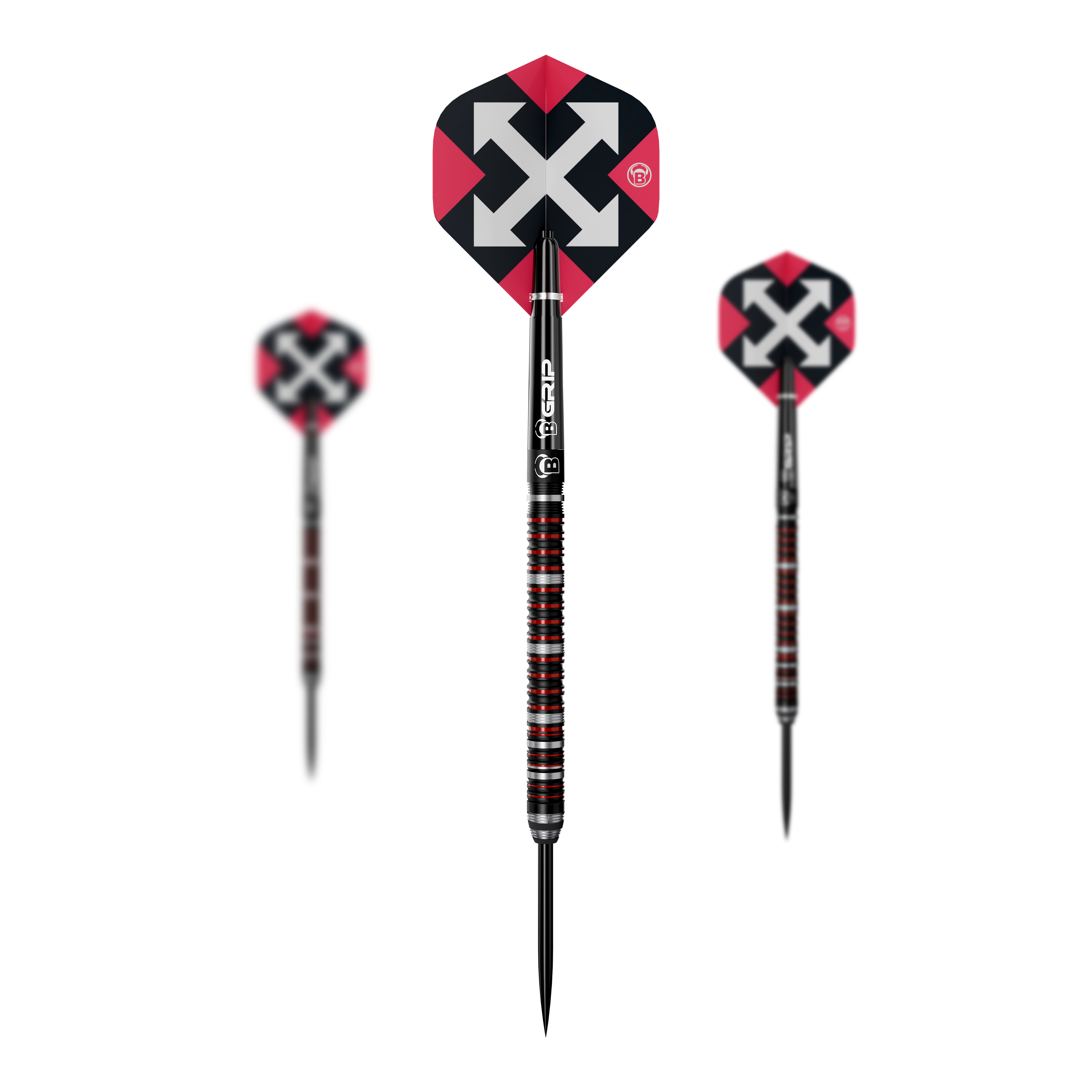 Abgebildet ist das Set Bulls Sixty S2 Steeldarts. Das Set eignet sich ideal für Dart-Enthusiasten.