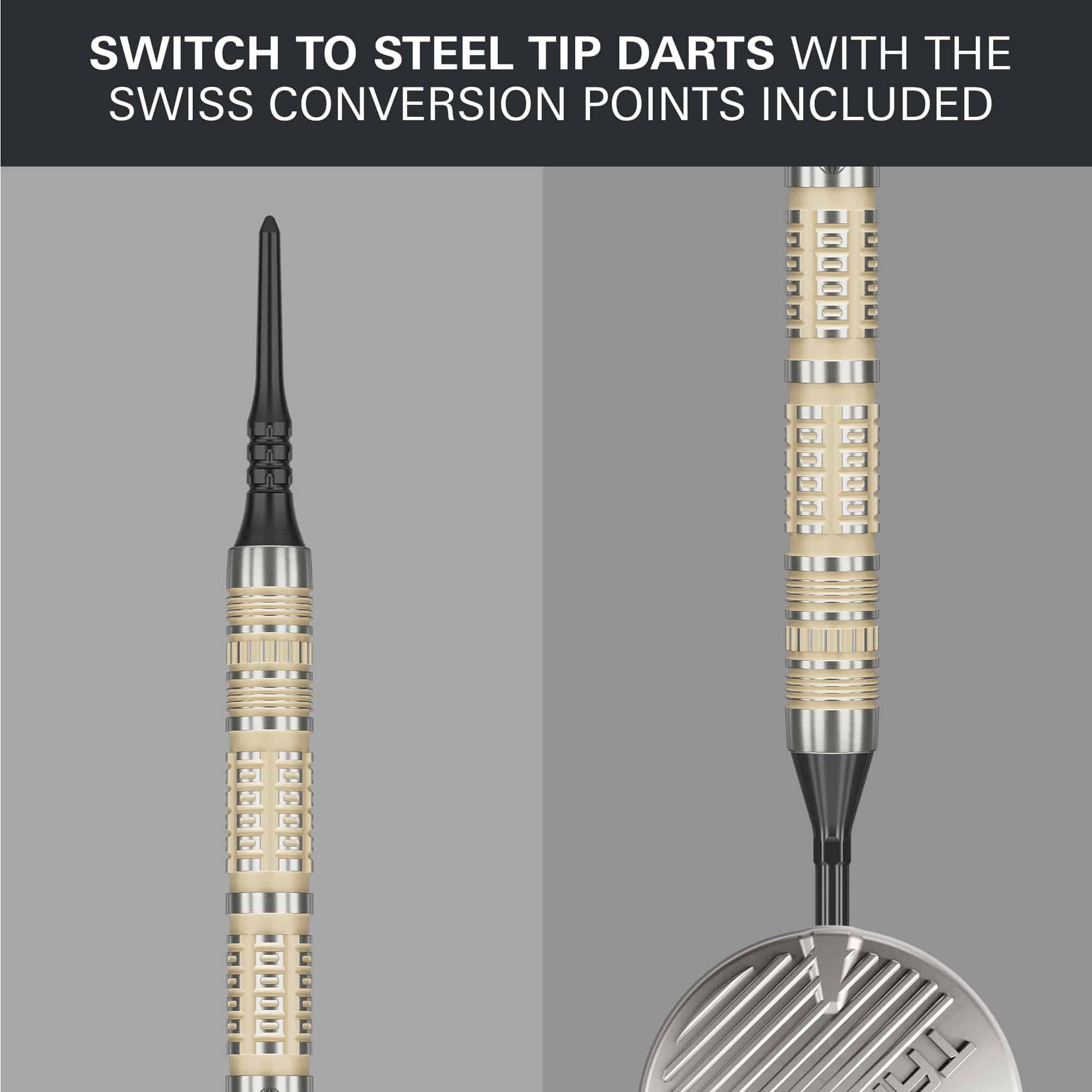 Fléchettes souples Target Dimitri Van Den Bergh 95K - 19 g Abgebildet ist das Produkt Target Dimitri Van Den Bergh 95K Softdarts - 19g. Diese weichen Darts sind hochwertig verarbeitet und eignen sich für präzises Spiel.