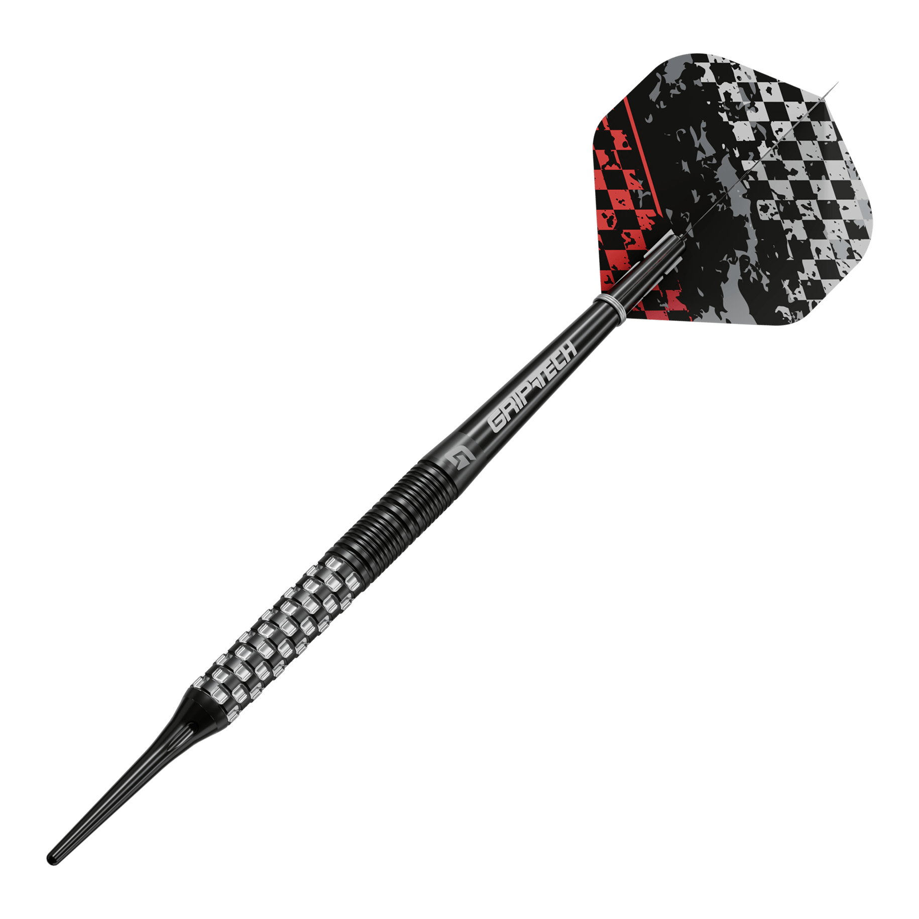 Fléchettes souples GOAT Finish Line - 20 g Hier sieht man die GOAT Finish Line Tungsten Softdarts mit 20g Gewicht. Diese Softdarts eignen sich für ambitionierte Spieler.