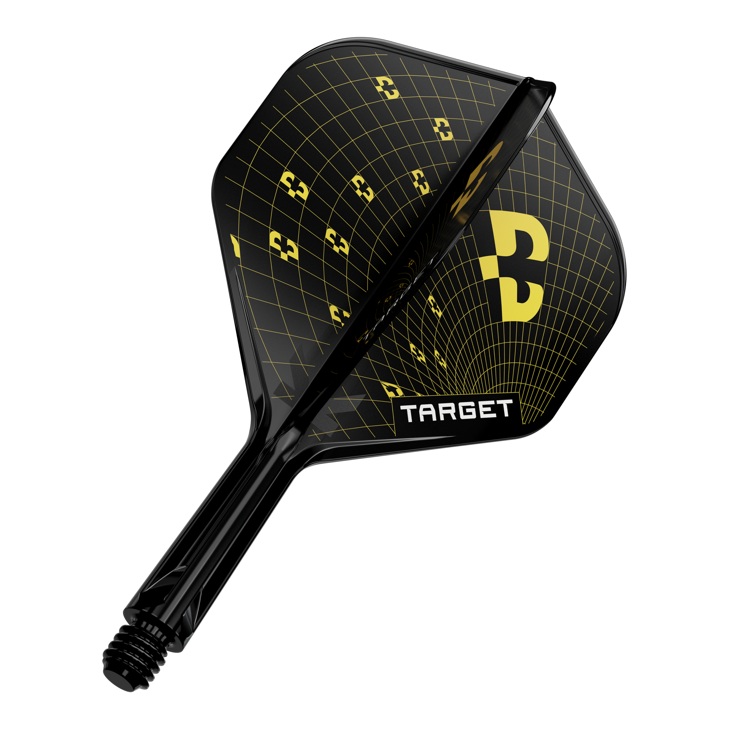 Volants standard Target K-Flex Bolide n°2 Abbildung eines Dart-Flights, wahrscheinlich Target K-Flex Bolide No2 Standard in 19mm. Das Produkt ist einzeln dargestellt.
