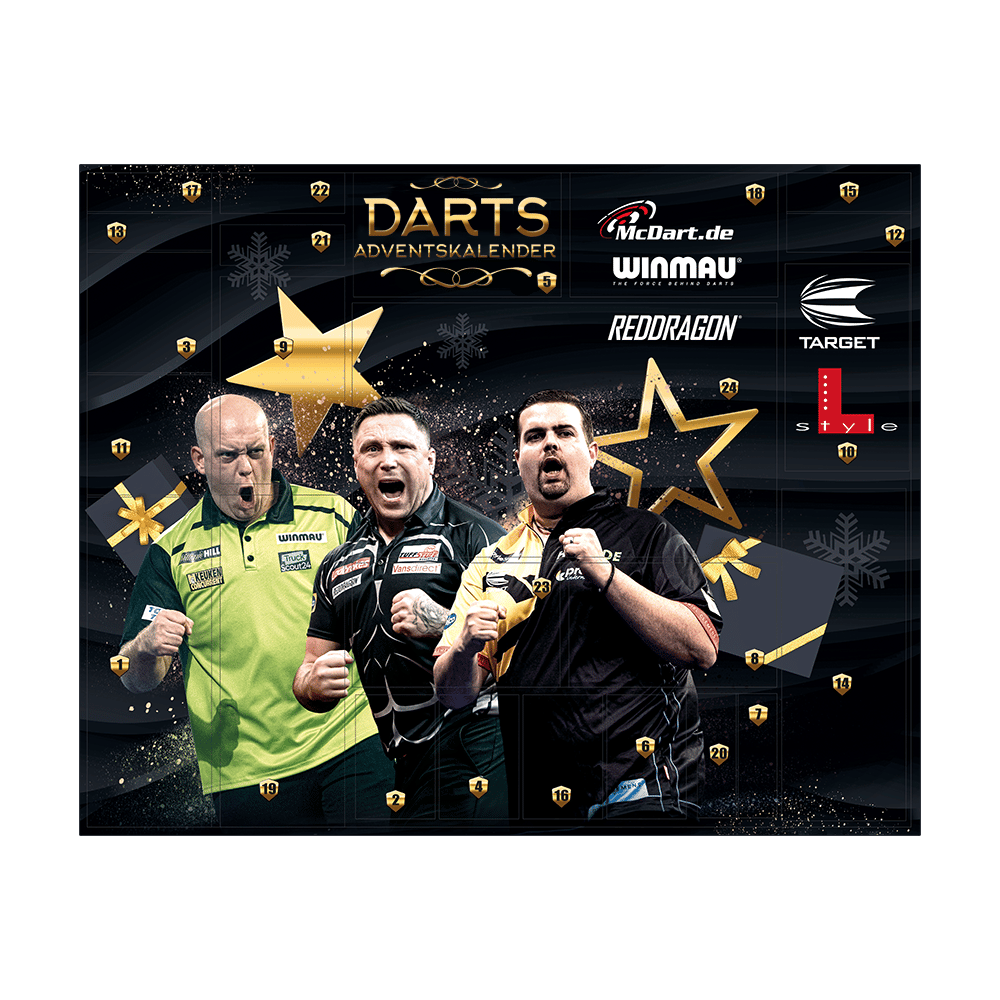 Calendrier de l&#39;Avent McDart Darts 2021 - Édition Standard