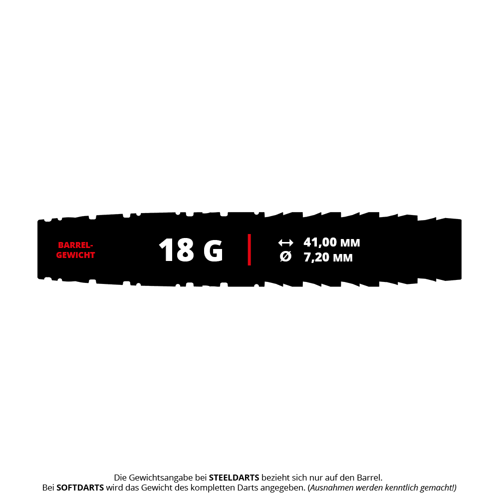 Dies ist ein Bild der Target Japan Prime Series Mayuko Morita Mayo GEN7 Softdarts mit 18g. Die Darts präsentieren sich in modernem Stil für ambitionierte Spieler.