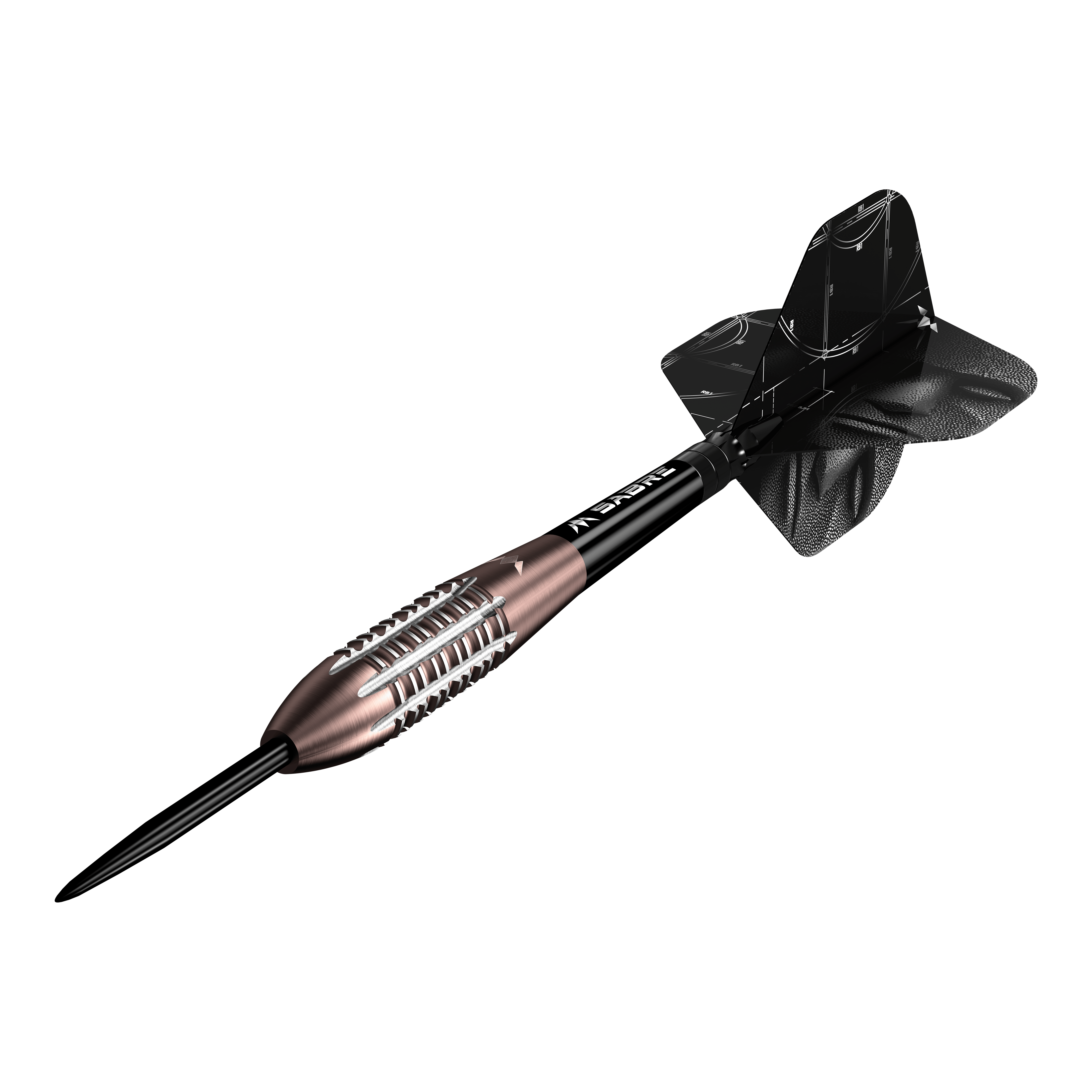 Mission Arkitekt Bronze Silice PVD Steeldarts - 23,5 g Das Foto präsentiert die Mission Arkitekt Bronze Silika PVD Steeldarts, Gewicht 23,5g. Das Produktdesign hebt die bronzefarbene Beschichtung hervor.