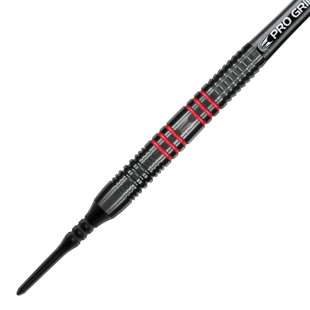 Fléchettes souples Target Vapor8 noir rouge - 19 g